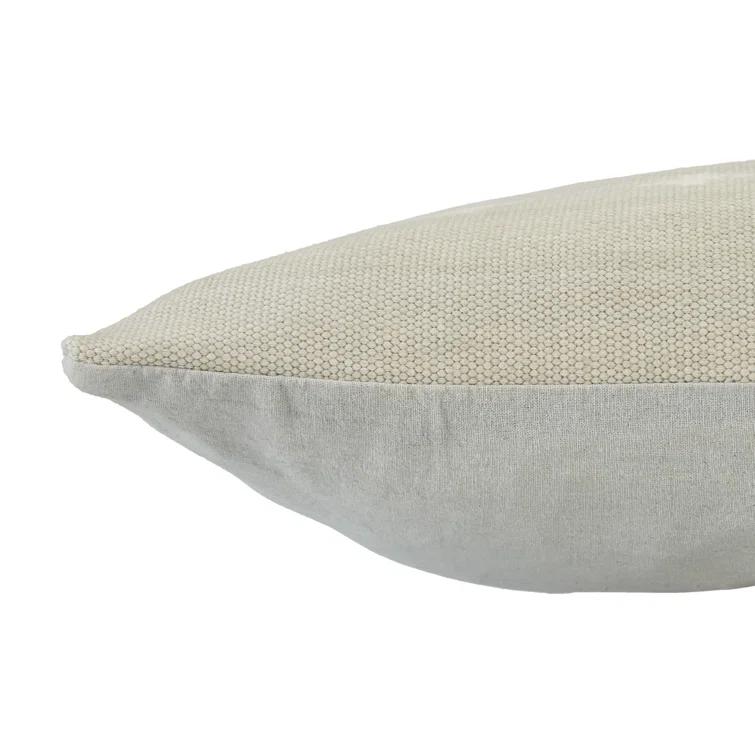 Estela Geometric Cotton Lumbar Throw Pillow