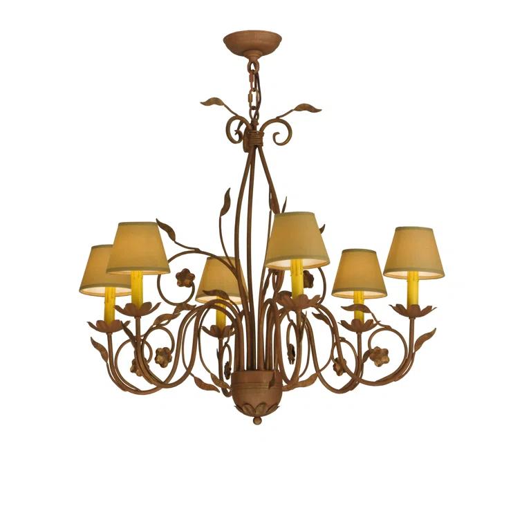 Meyda Lighting Bordeaux 6 - Light Dimmable Chandelier
