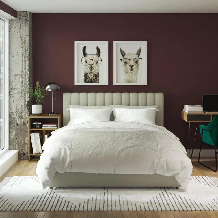 Brittany Upholstered Unfinished Platform Storage Bed