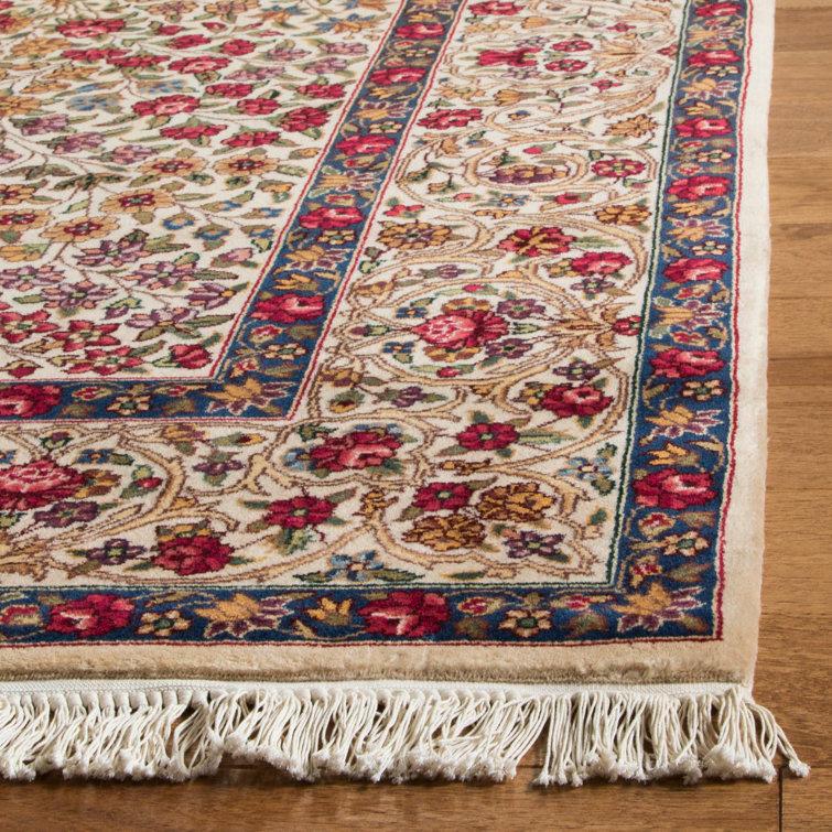 Royal Kerman 100% Wool Pile Floral Rug