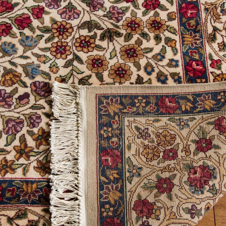 Royal Kerman 100% Wool Pile Floral Rug