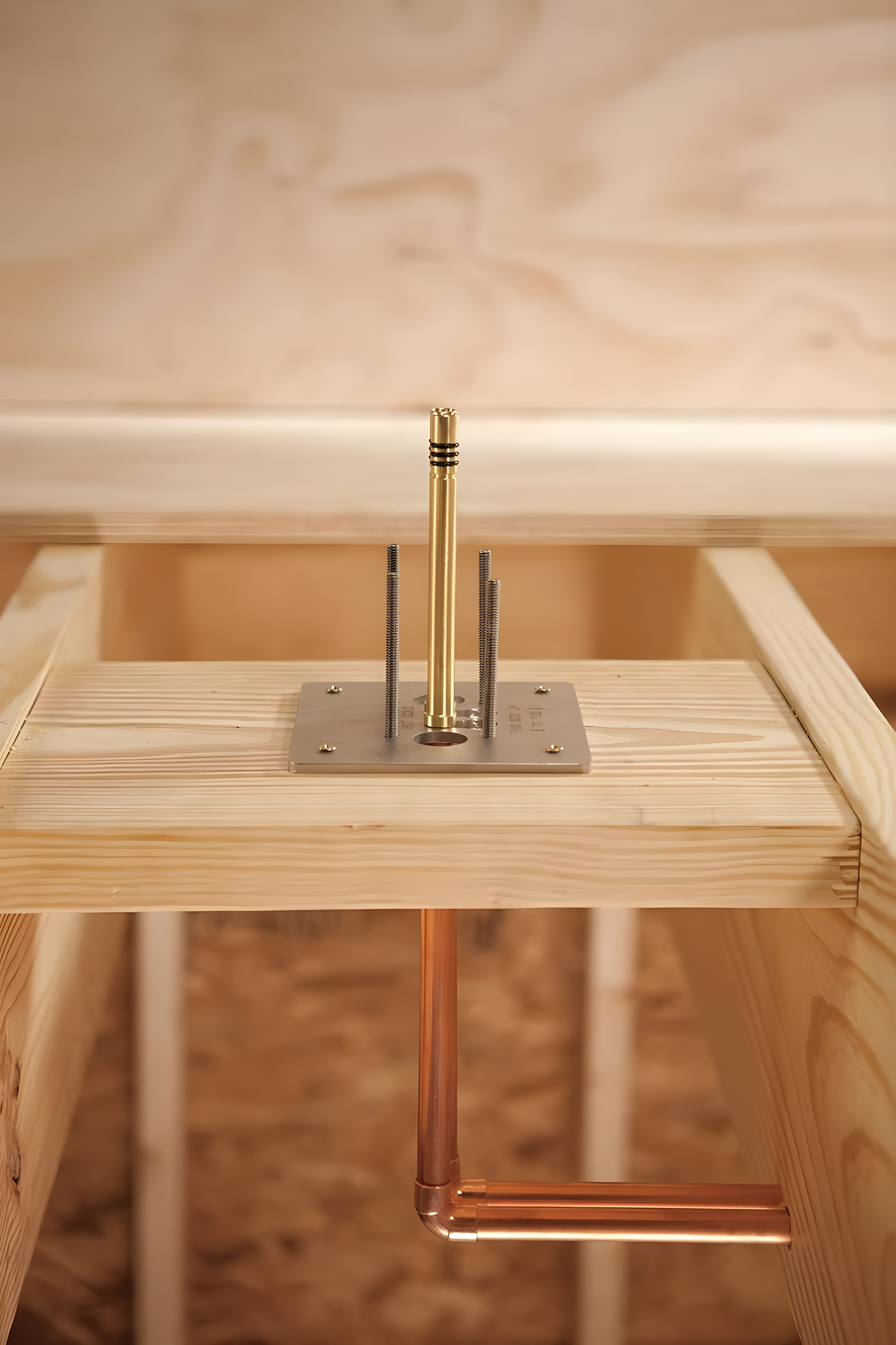 Trinsic Bathroom Floor Mount Tub Rough-In Valve Filler