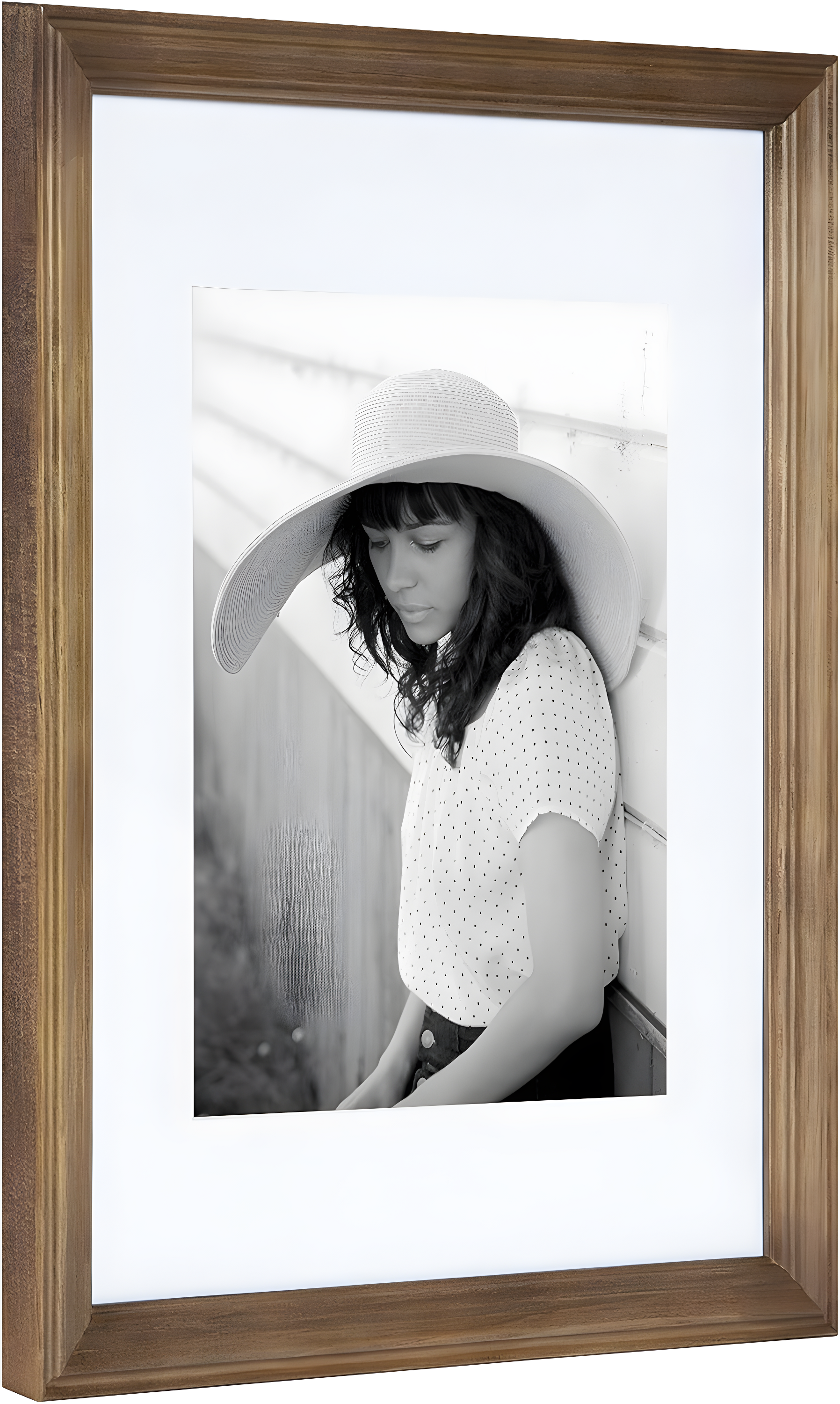 10pc Bordeaux Frame Box Set Natural: Wall Gallery Kit, Wood Shelves, Multi-Size Frames - Kate & Laurel All Things Decor