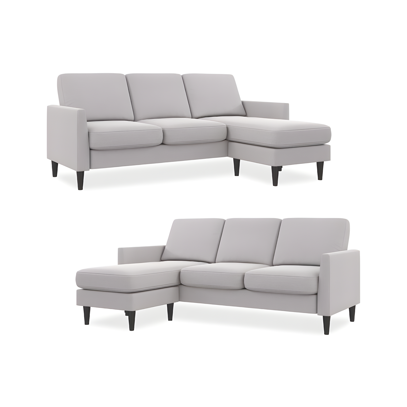 Winston 81.5" Wide Reversible Sofa & Chaise with Ottoman