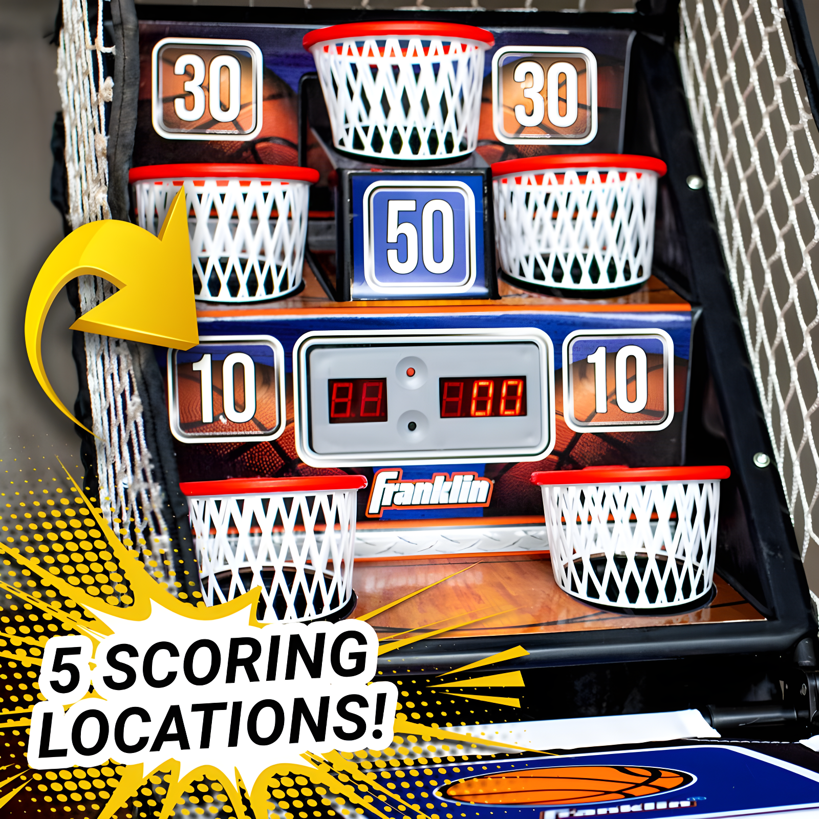 Electronic Bounce Junior Basketball Arcade Game