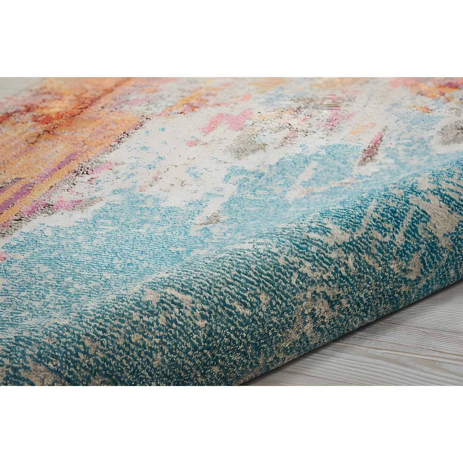 Nourison Celestial CES02 Sealife Indoor Area Rug 3'11" x 5'11"