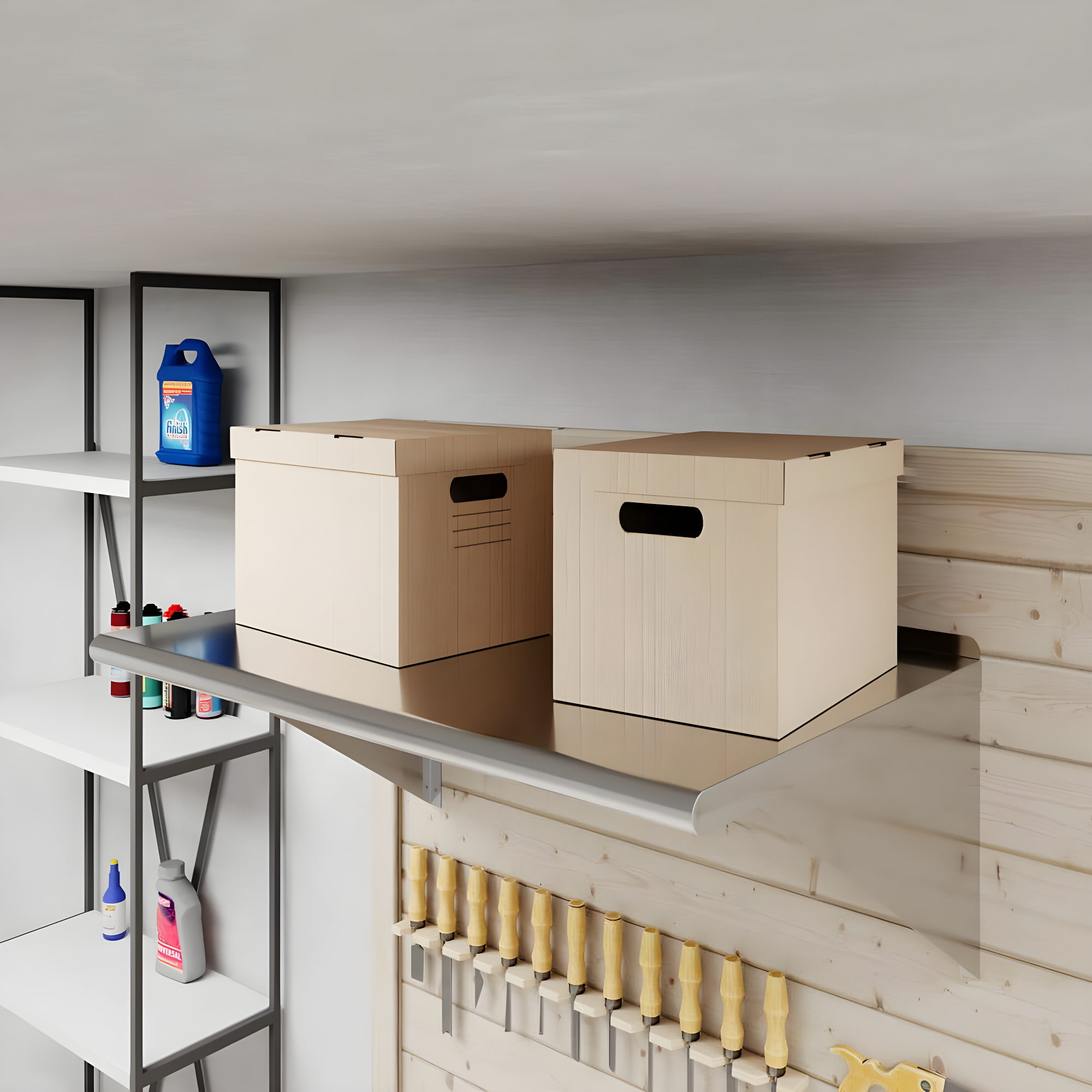 Amgood Utility Metal Wall Shelf. & Reviews | Wayfair