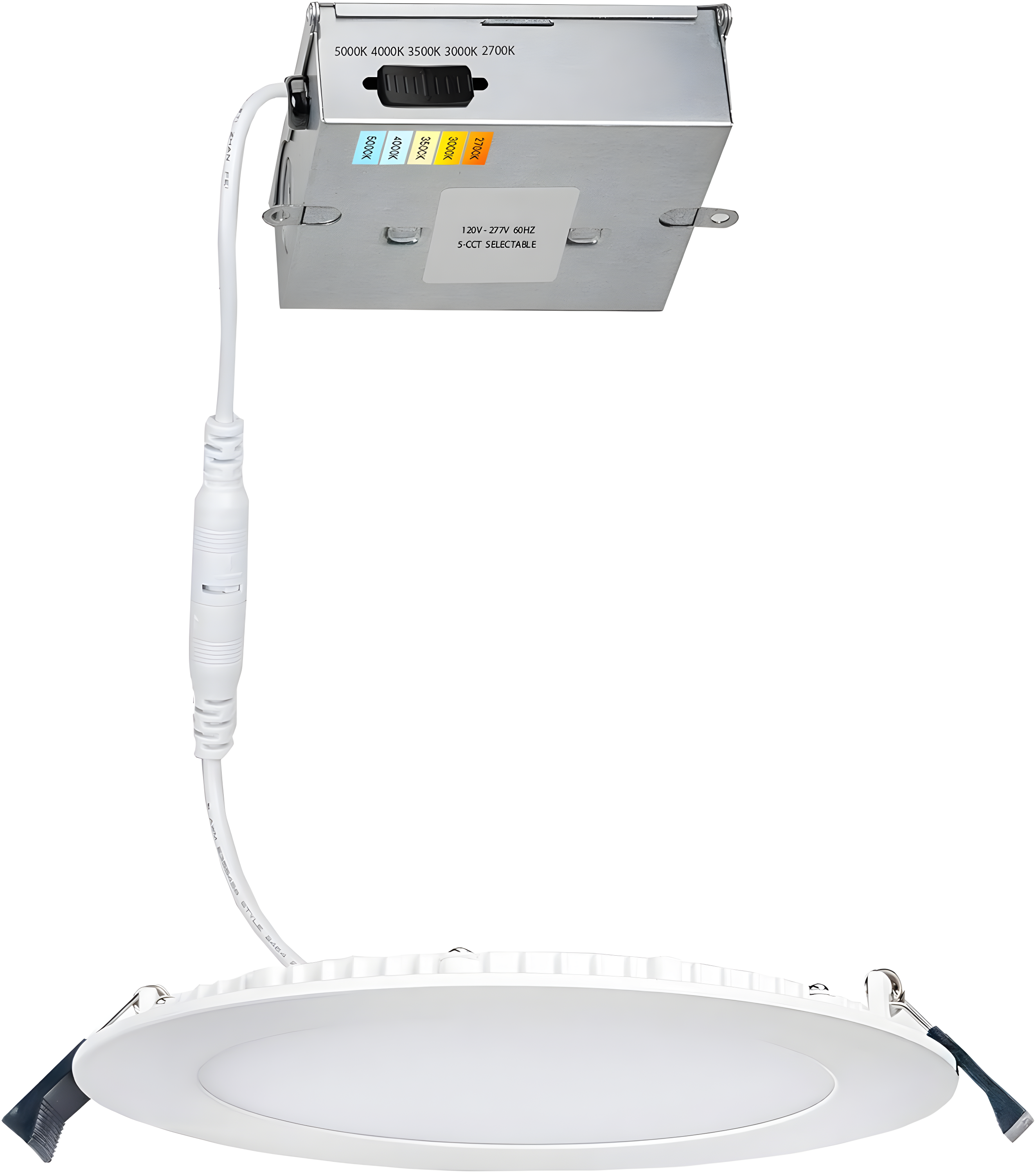 Lotos Selectable Color Temperature Dimmable Air-Tight IC Rated LED Canless Recessed Lighting Kit