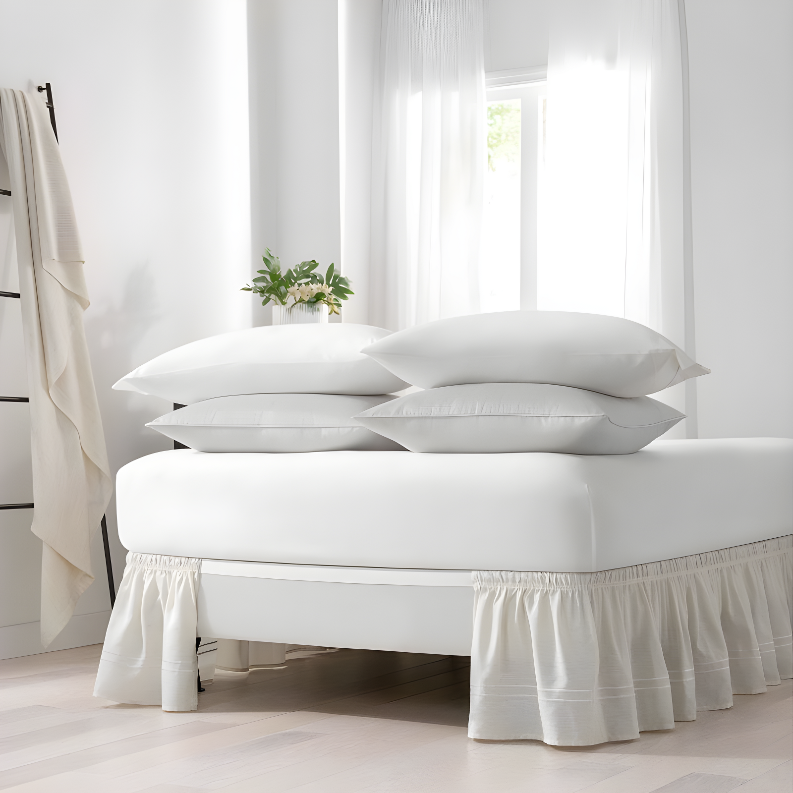 Easy Fit™ Baratta Ruffled Wrap Around Bed Skirt