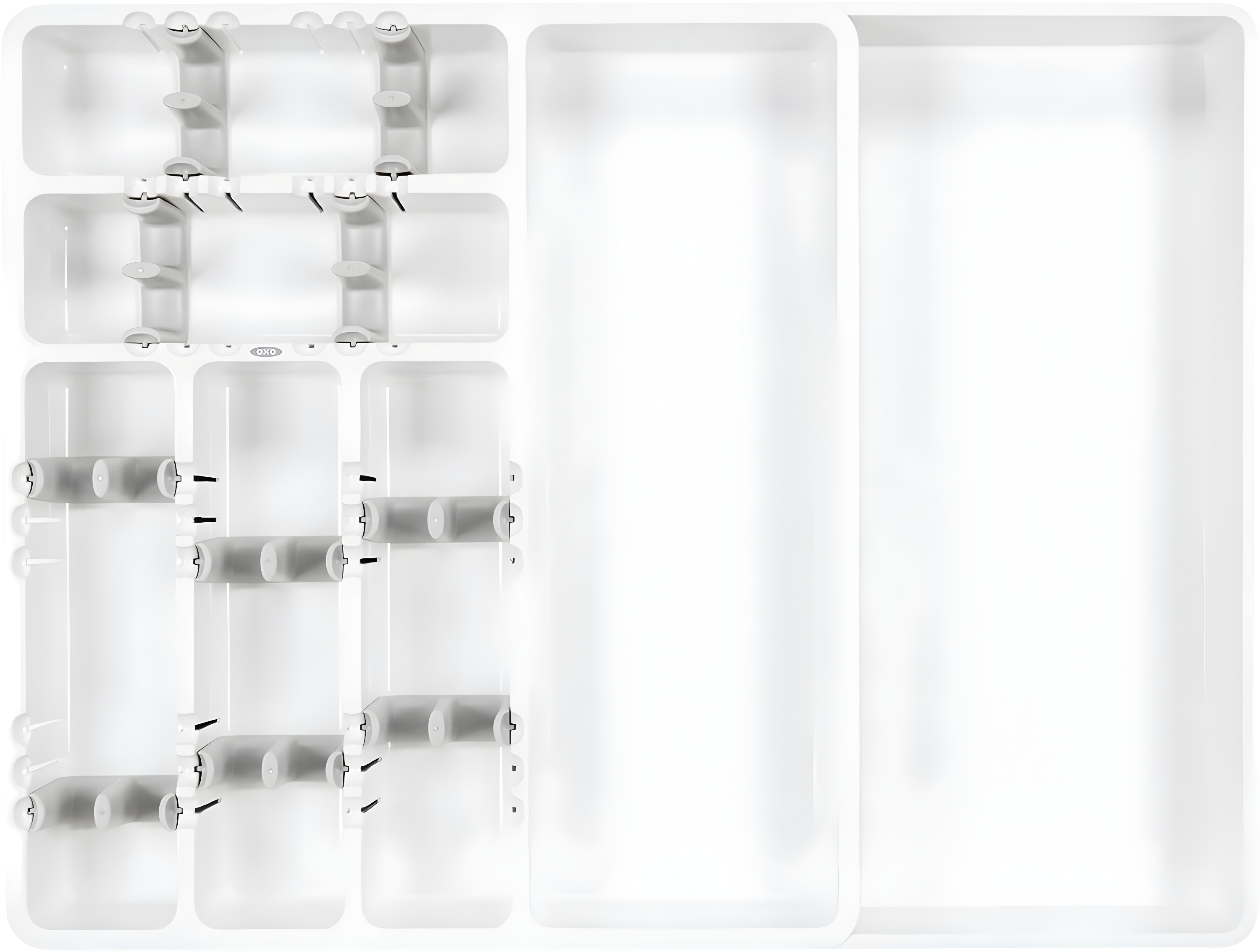 1.75"H x 16.72"W x 22"D Drawer Organizer