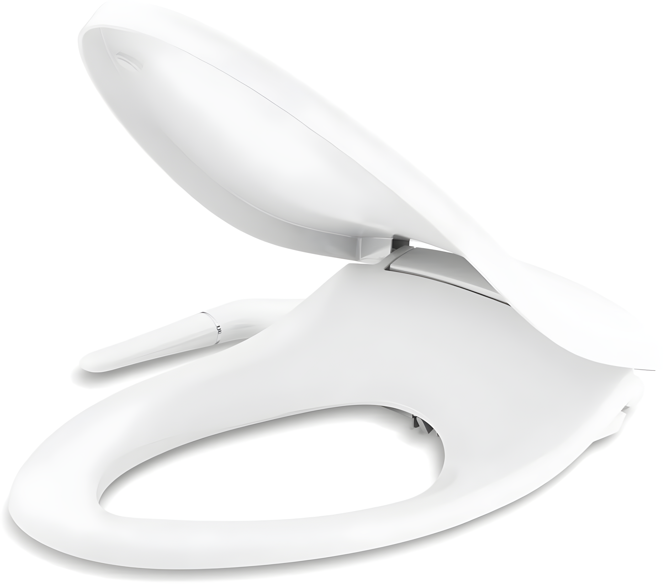 PureWash M250 Elongated Bidet Toliet Seat, Manual Non-Electric Bidets for Existing Toilets