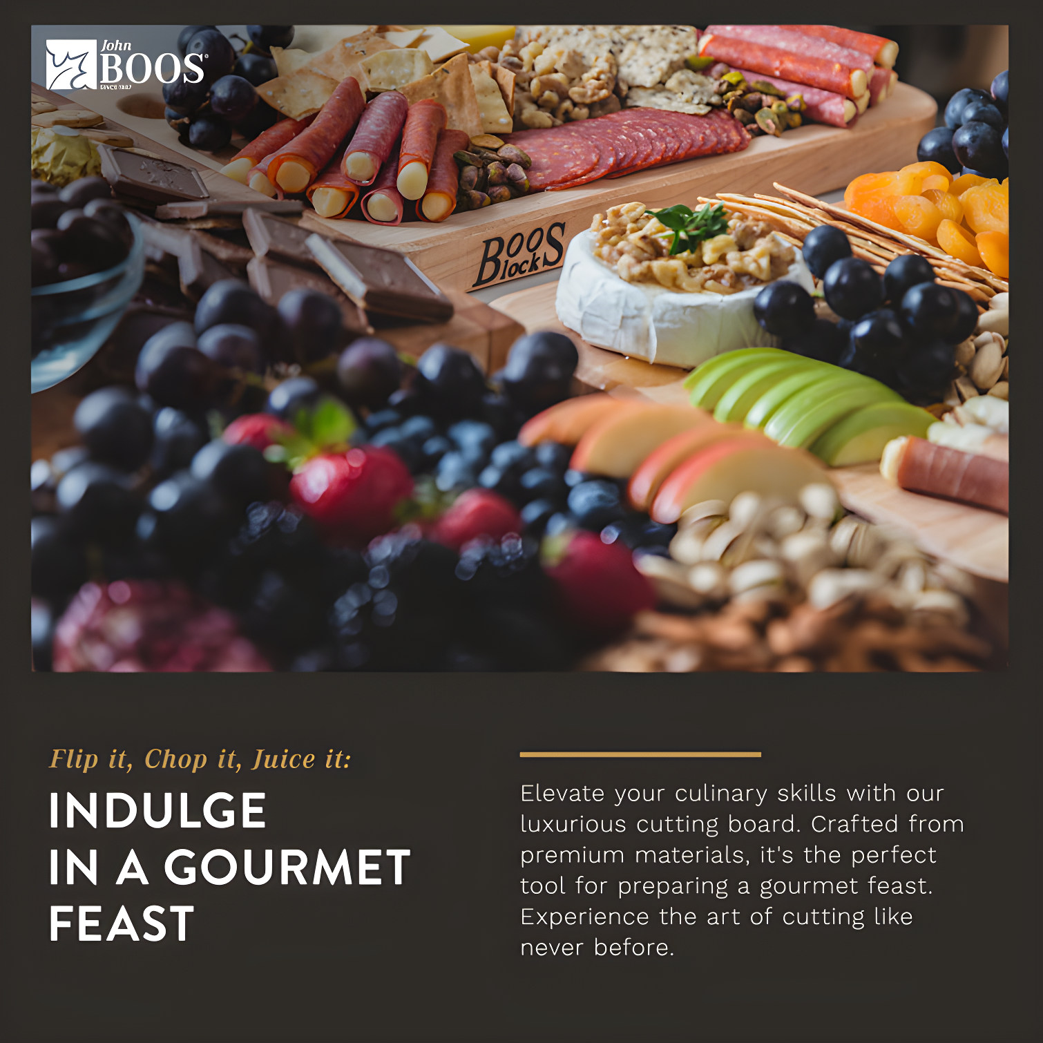 John Boos John Boos Prestige Series Maple Cutting Board with Juice Groove