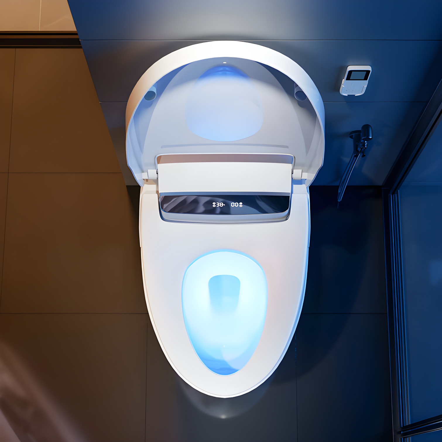 Homary GPF Elongated Back To Wall Toilets (Seat Included)