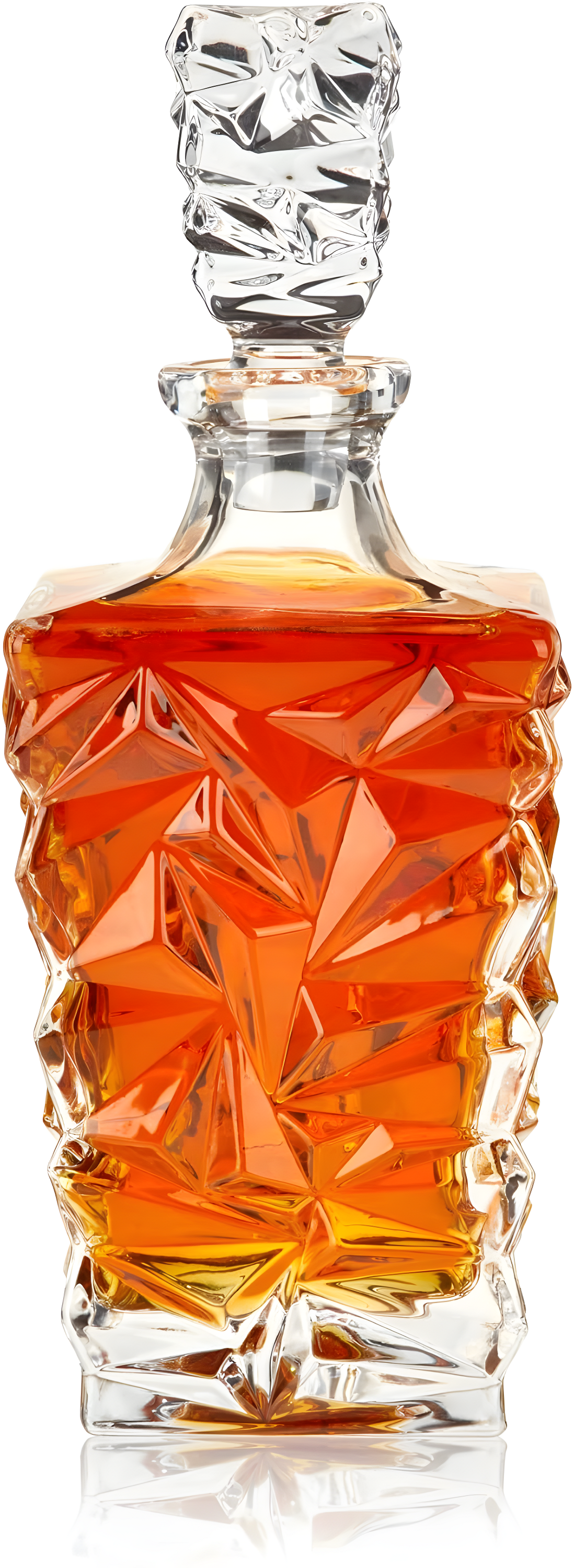 Viski Prism Crystal Whiskey Decanter
