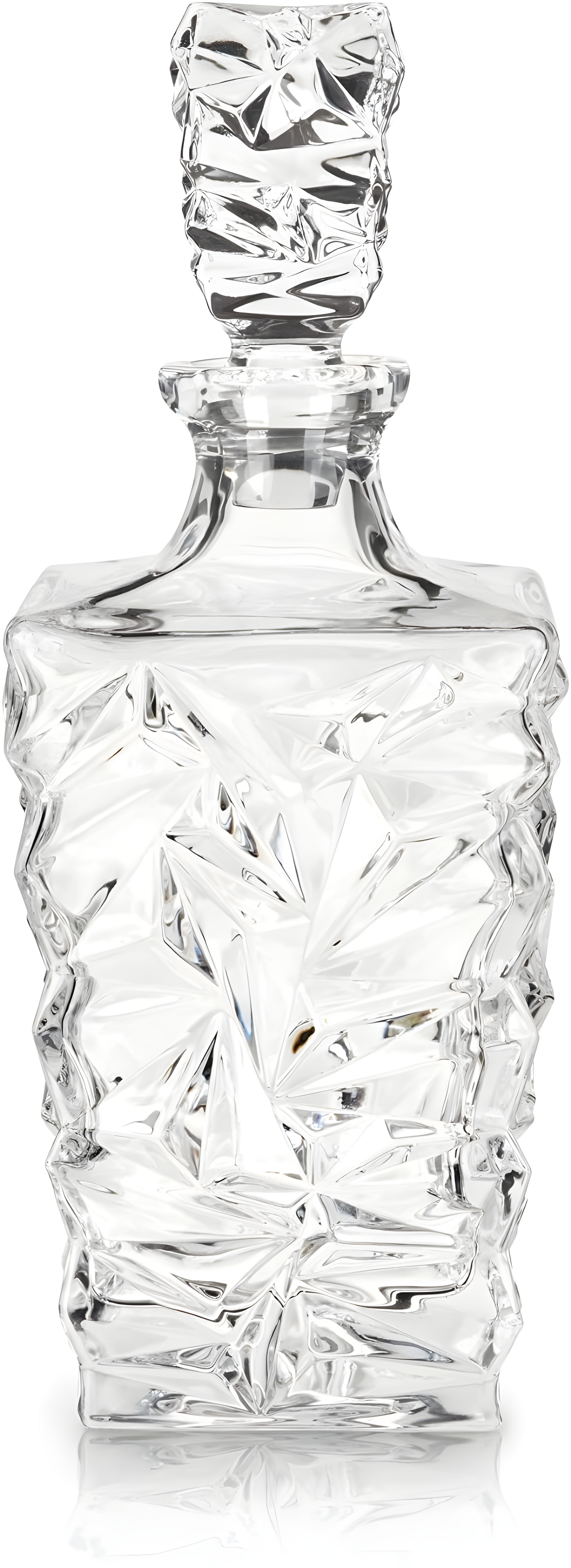 Viski Prism Crystal Whiskey Decanter