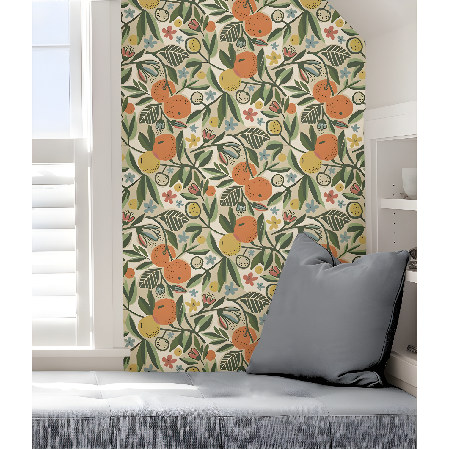 Peel & Stick Floral Roll