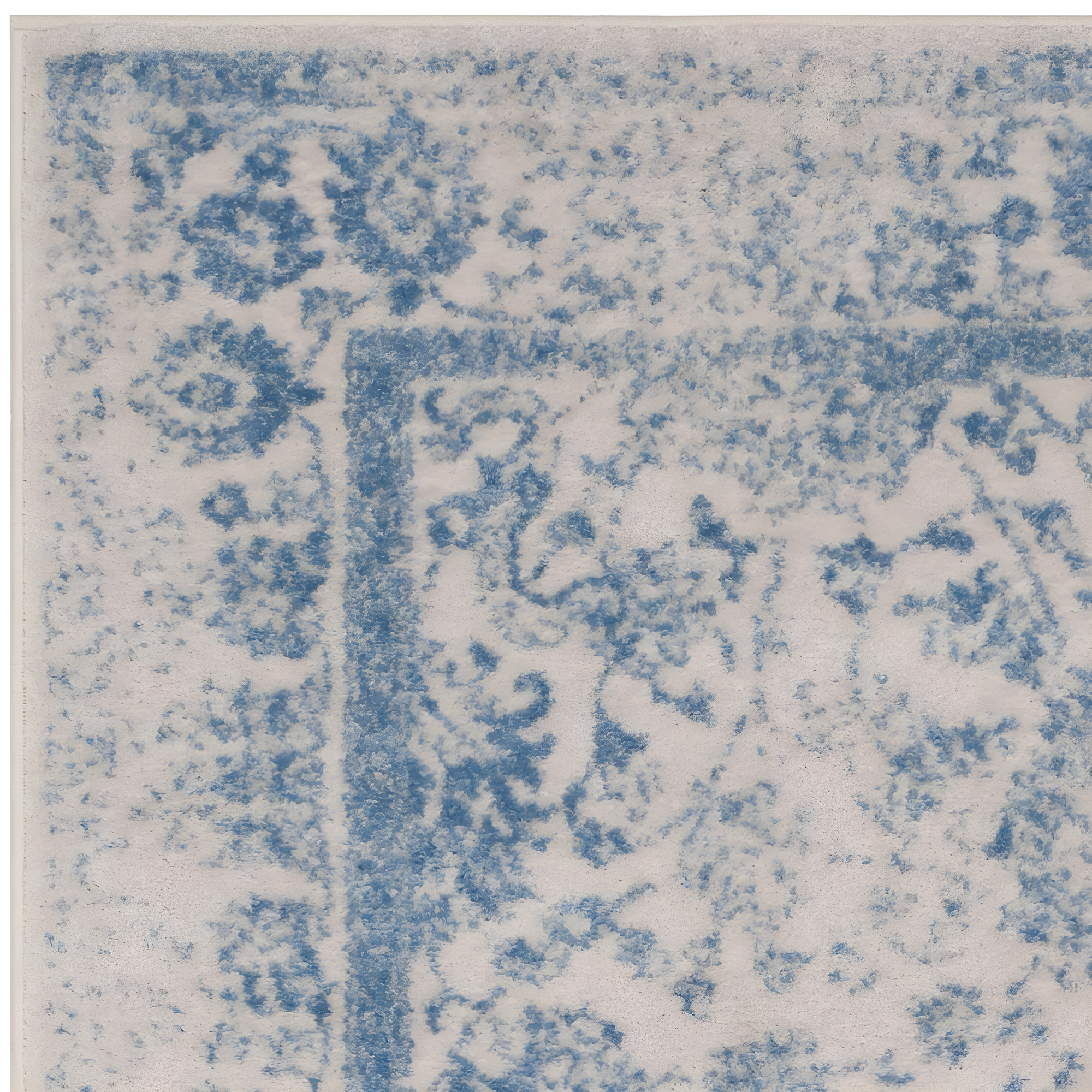 Adirondack ADR109 Machine Made Indoor Area Rug - Ivory/Light Blue - 6'x9' - Safavieh