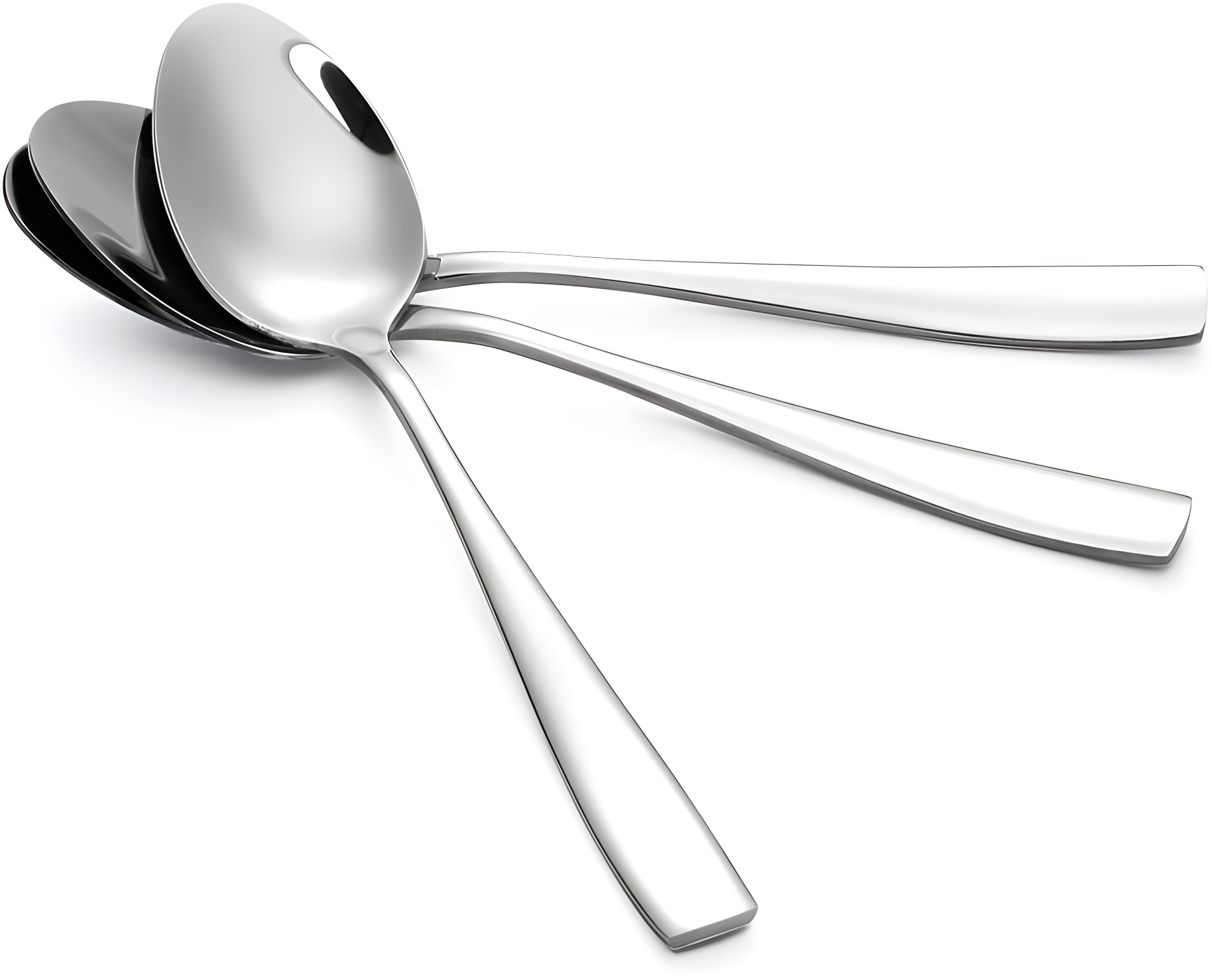 24-Piece Large Stainless Steel Dinner Spoons