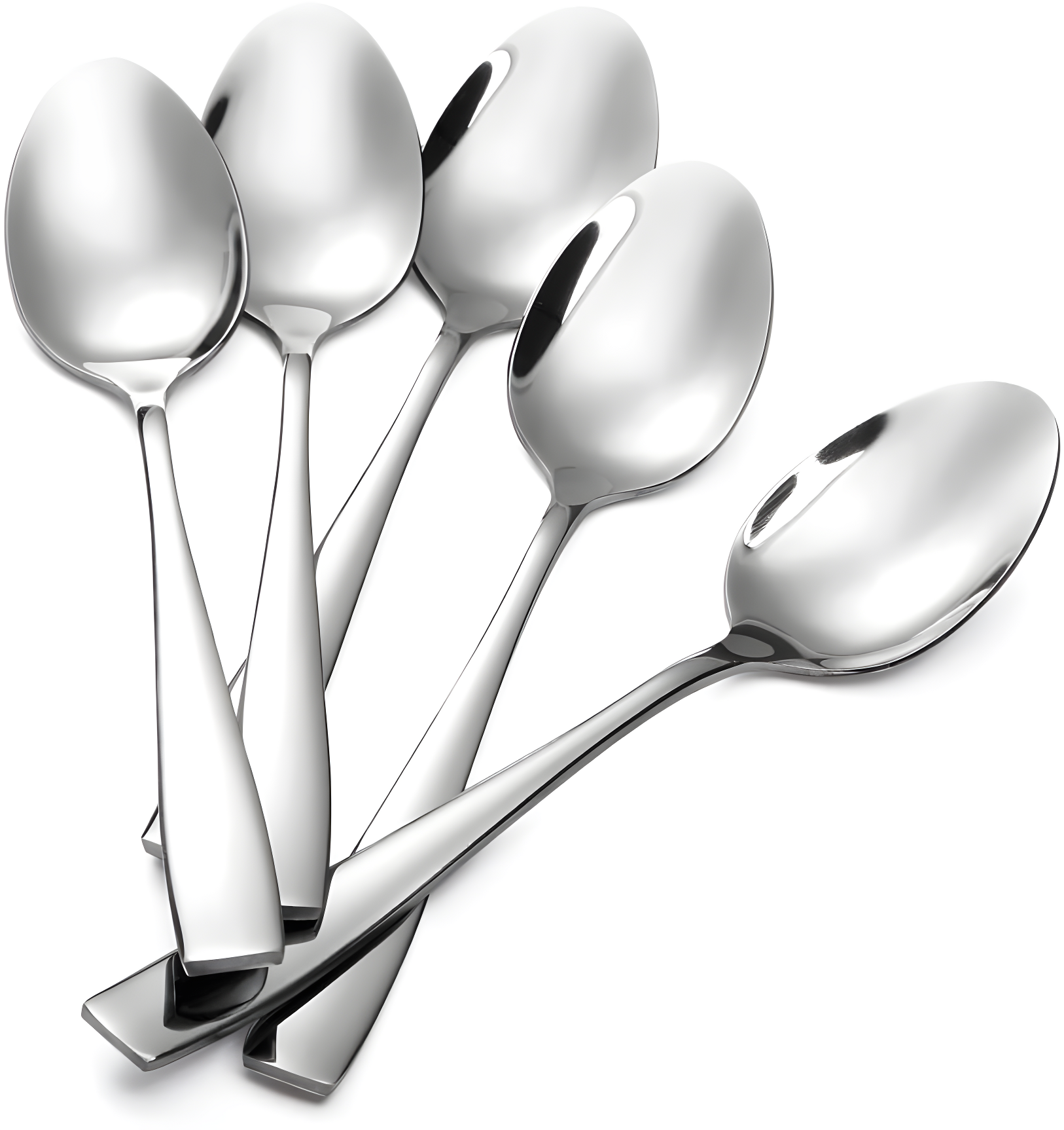 24-Piece Large Stainless Steel Dinner Spoons