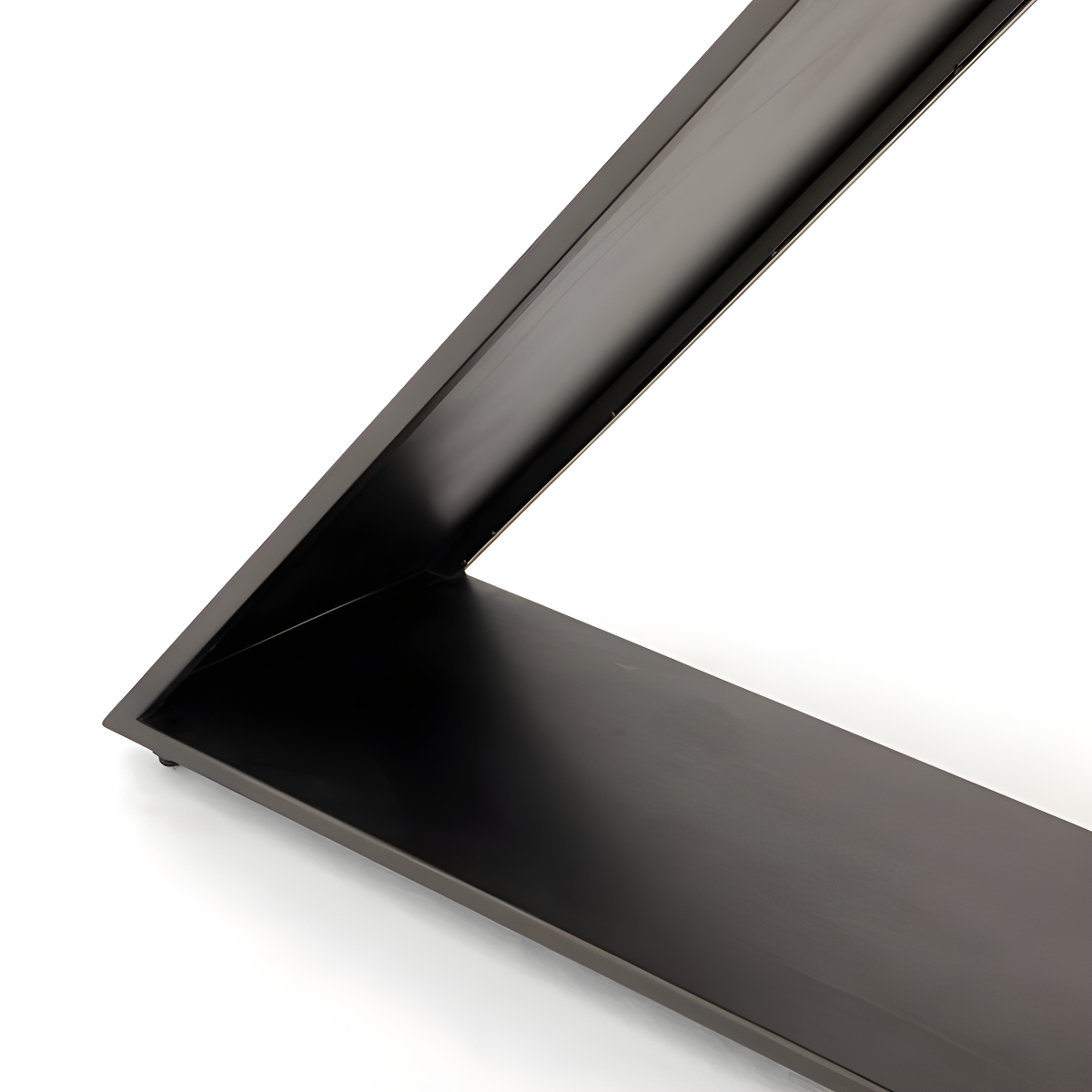 Geometric Coated Gunmetal Firewood Holder