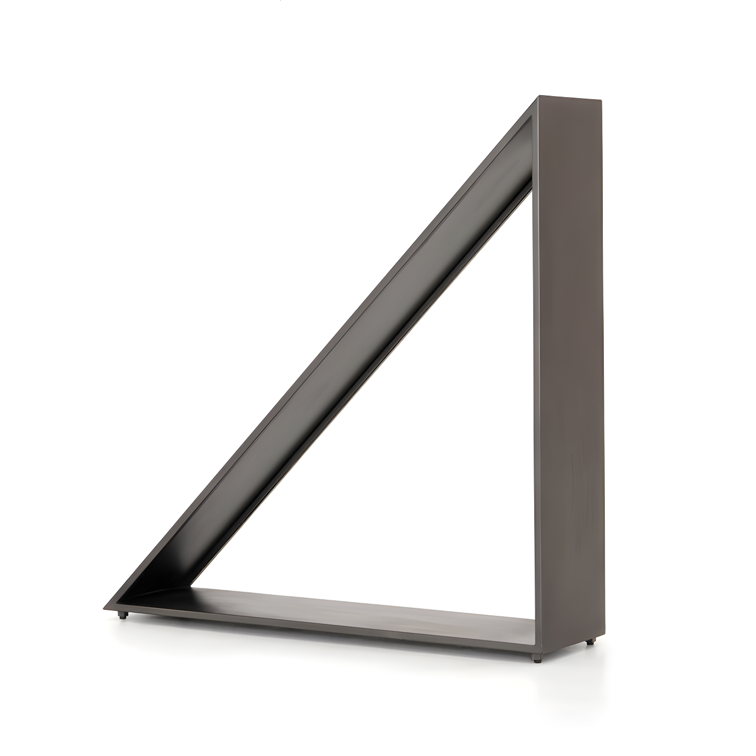 Geometric Coated Gunmetal Firewood Holder