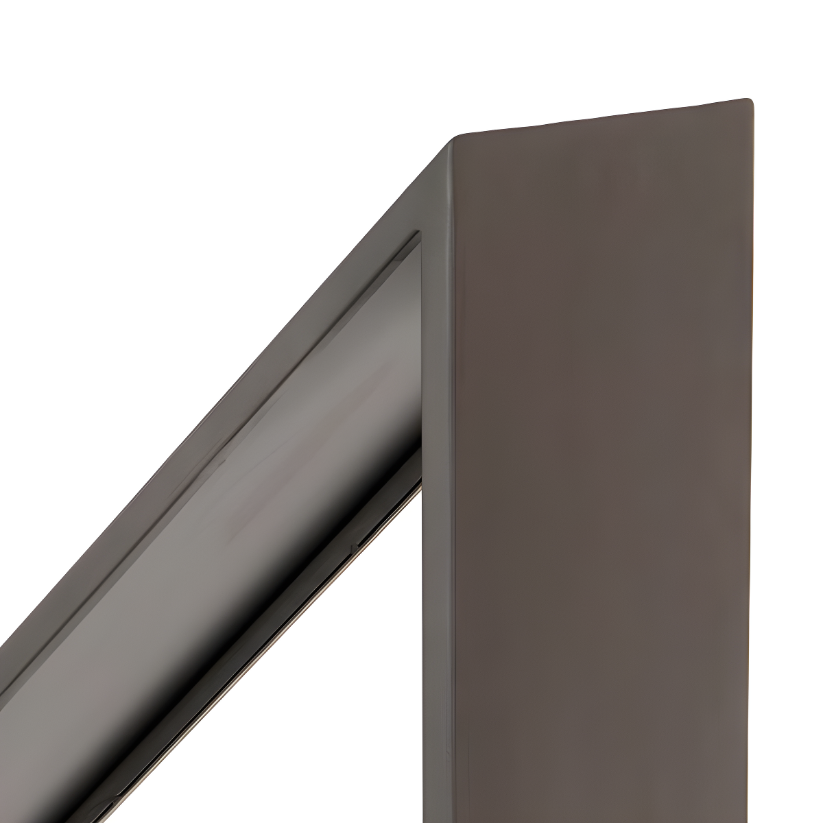 Geometric Coated Gunmetal Firewood Holder