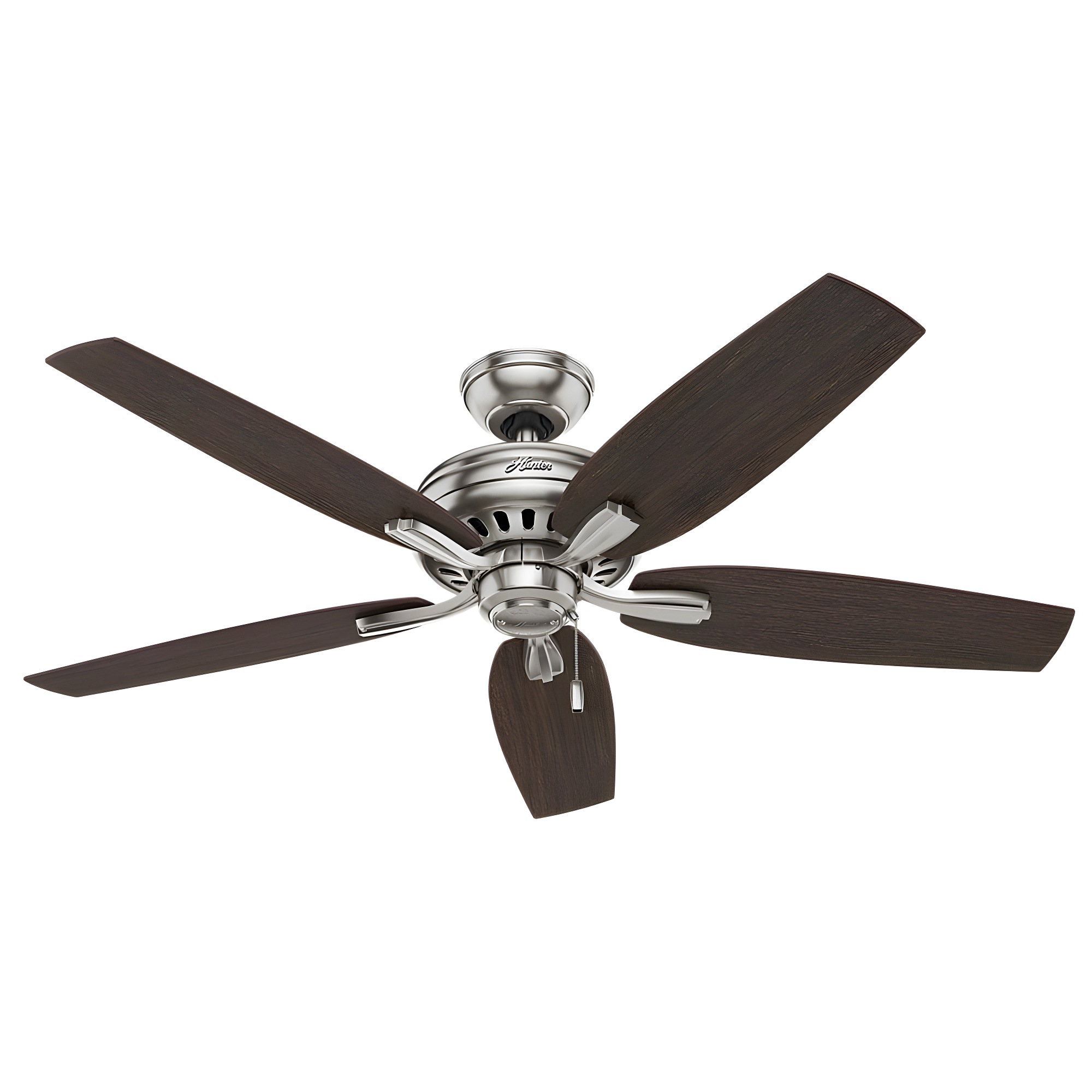 52" Newsome 5 - Blade Standard Ceiling Fan with Pull Chain and Light Kit Included