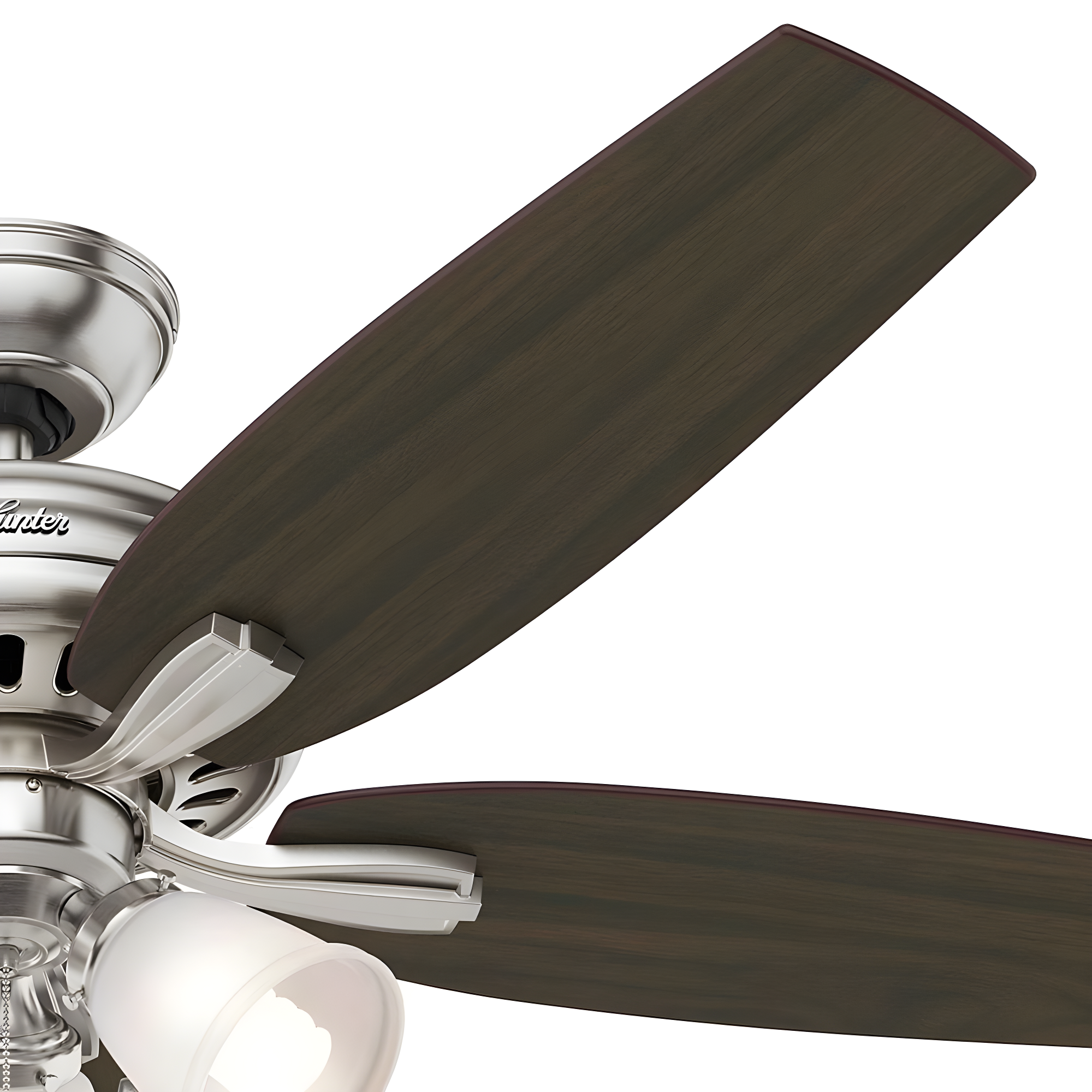 52" Newsome 5 - Blade Standard Ceiling Fan with Pull Chain and Light Kit Included