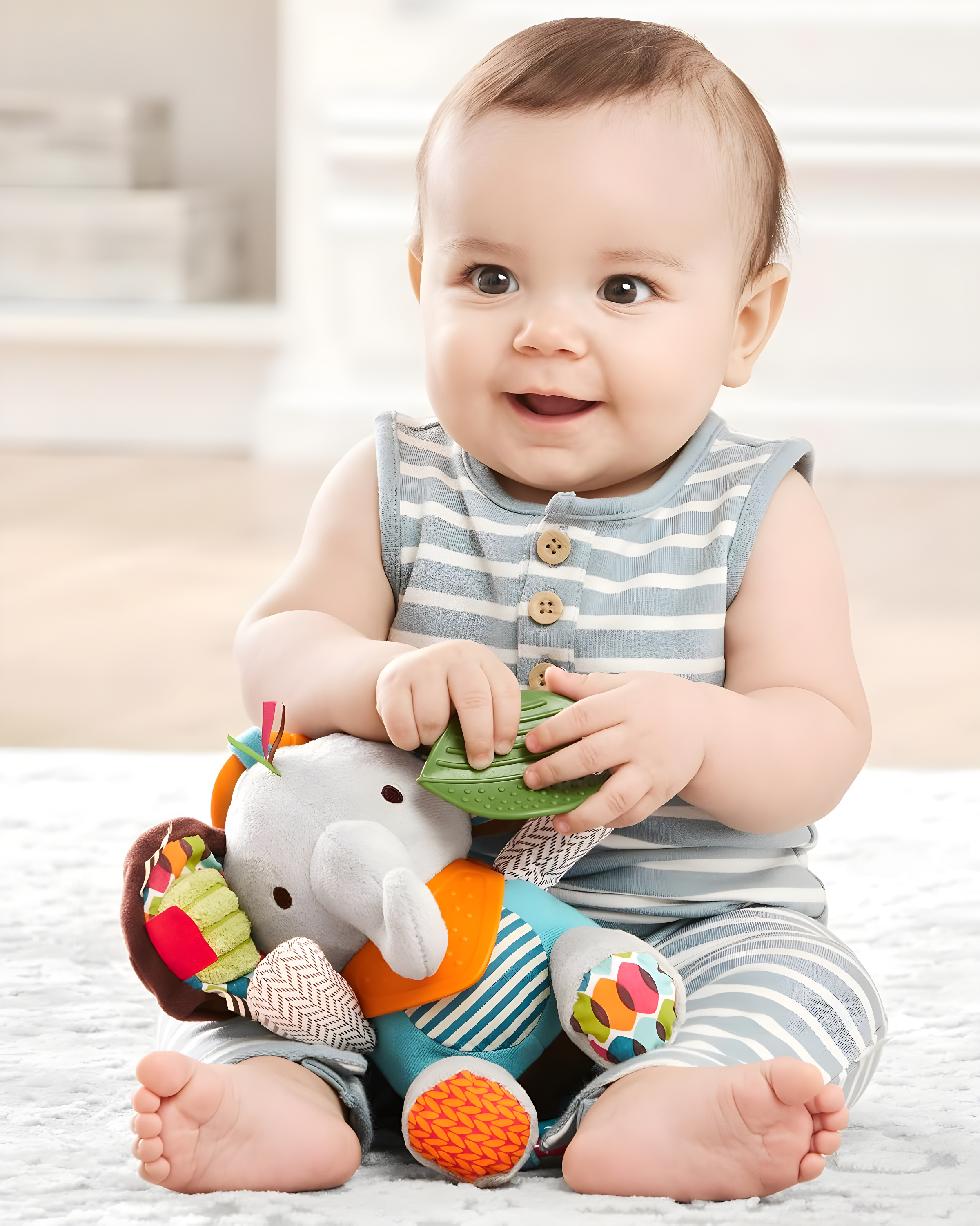 Skip Hop Bandana Buddies Stroller Toy - Elephant