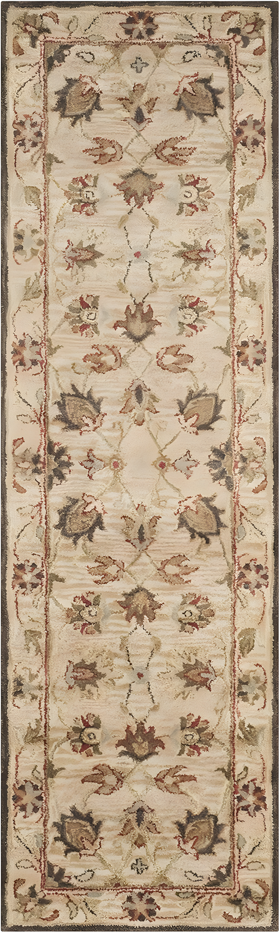 Antiquity AT812 Hand Tufted Indoor Runner Rug - Beige/Beige - 2'3"x8' - Safavieh