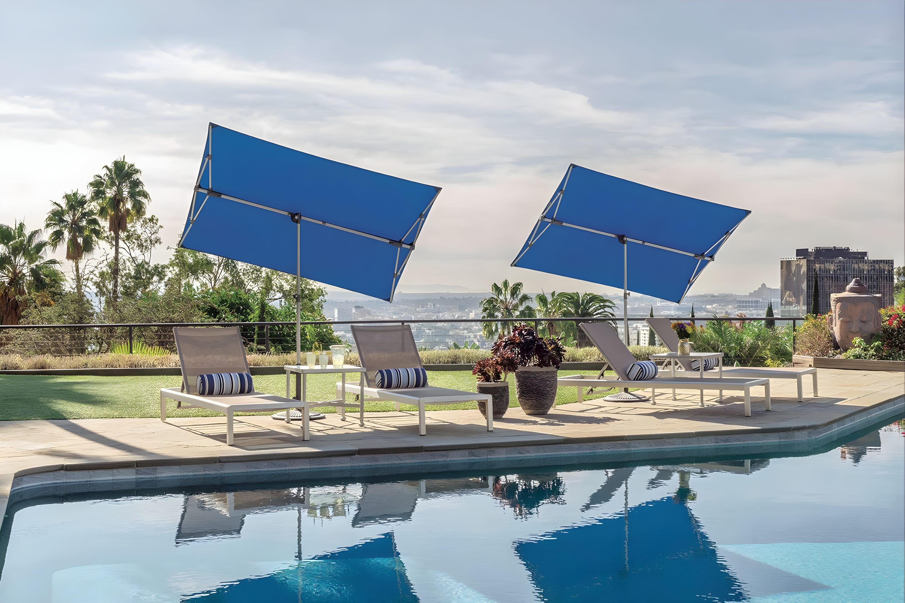 59.4'' x 83.16'' Rectangular Market Umbrella