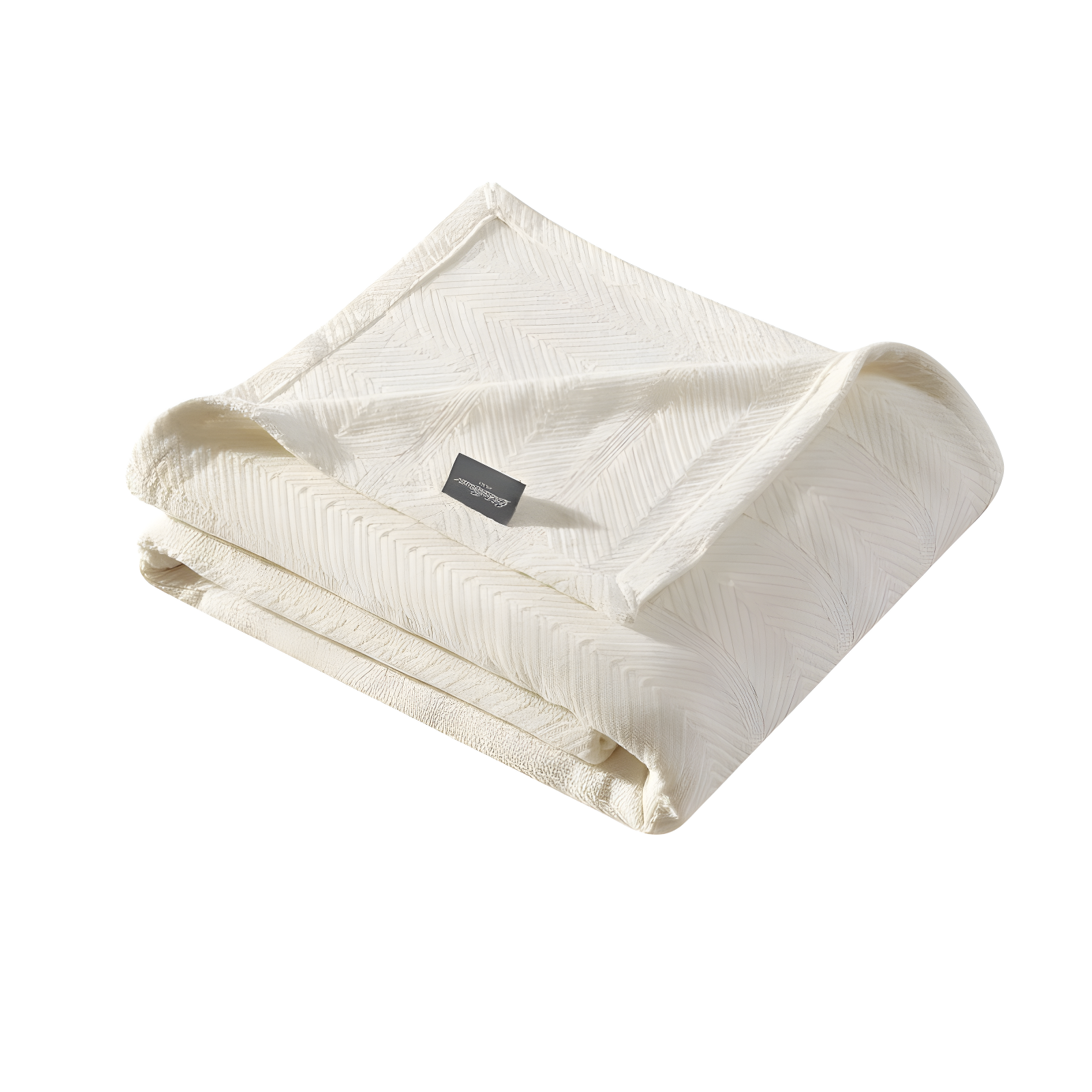Eddie Bauer Herringbone Cotton Reversible Blanket
