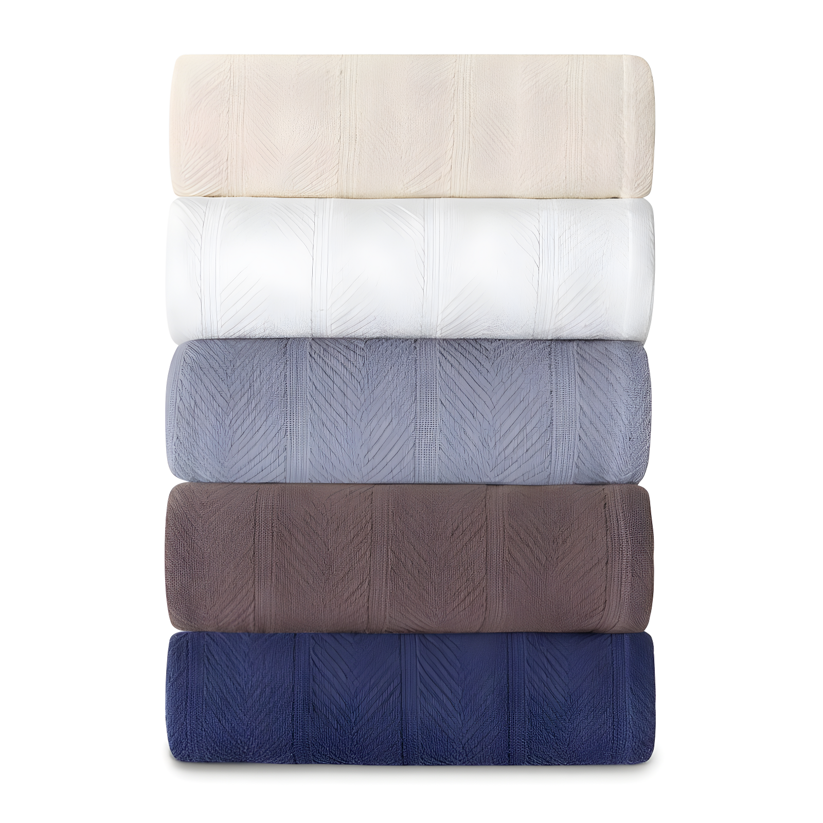 Eddie Bauer Herringbone Cotton Reversible Blanket