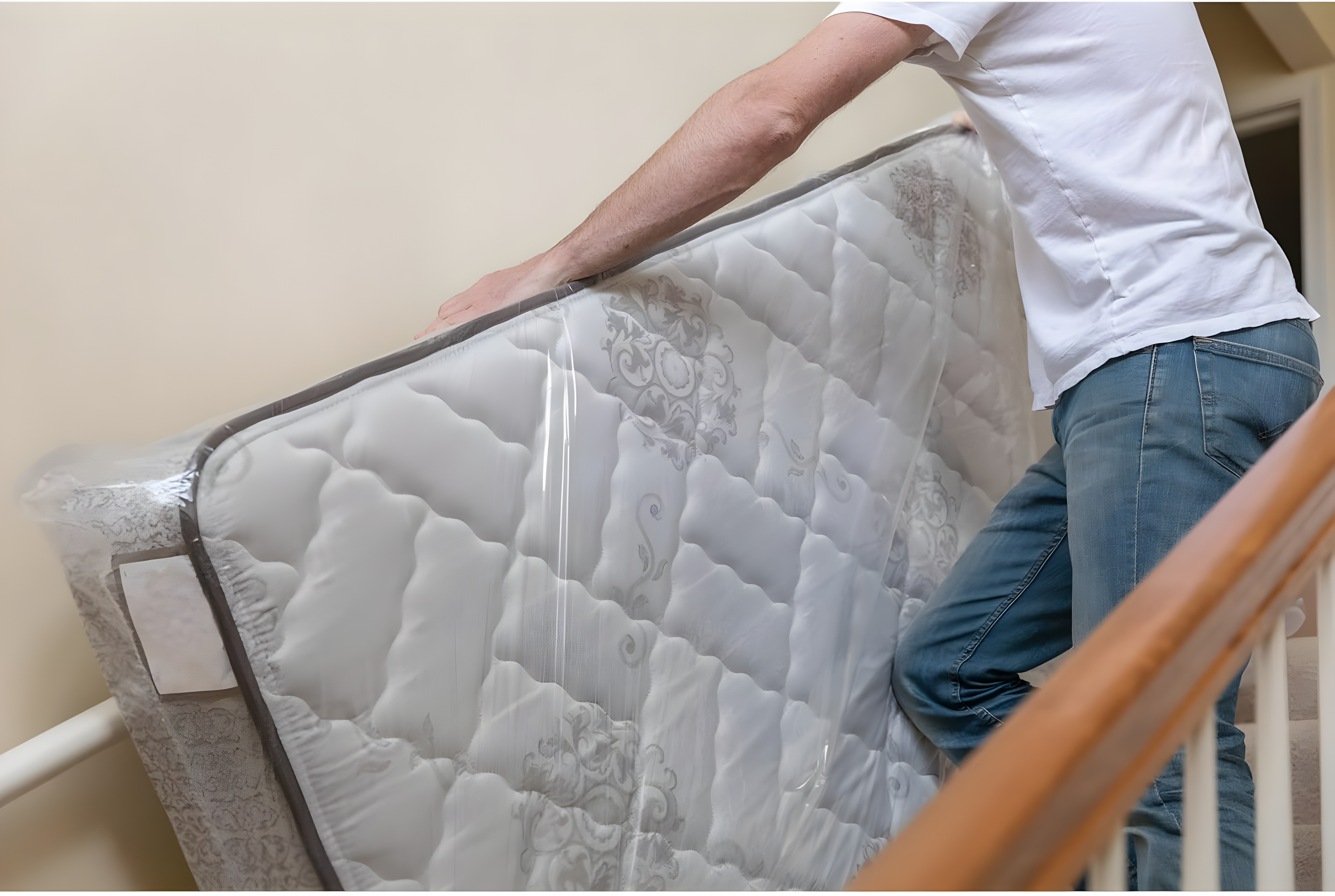 Duck Funda de Colchón Queen/King, 76 x 94 x 12 Pulgadas, Transparente