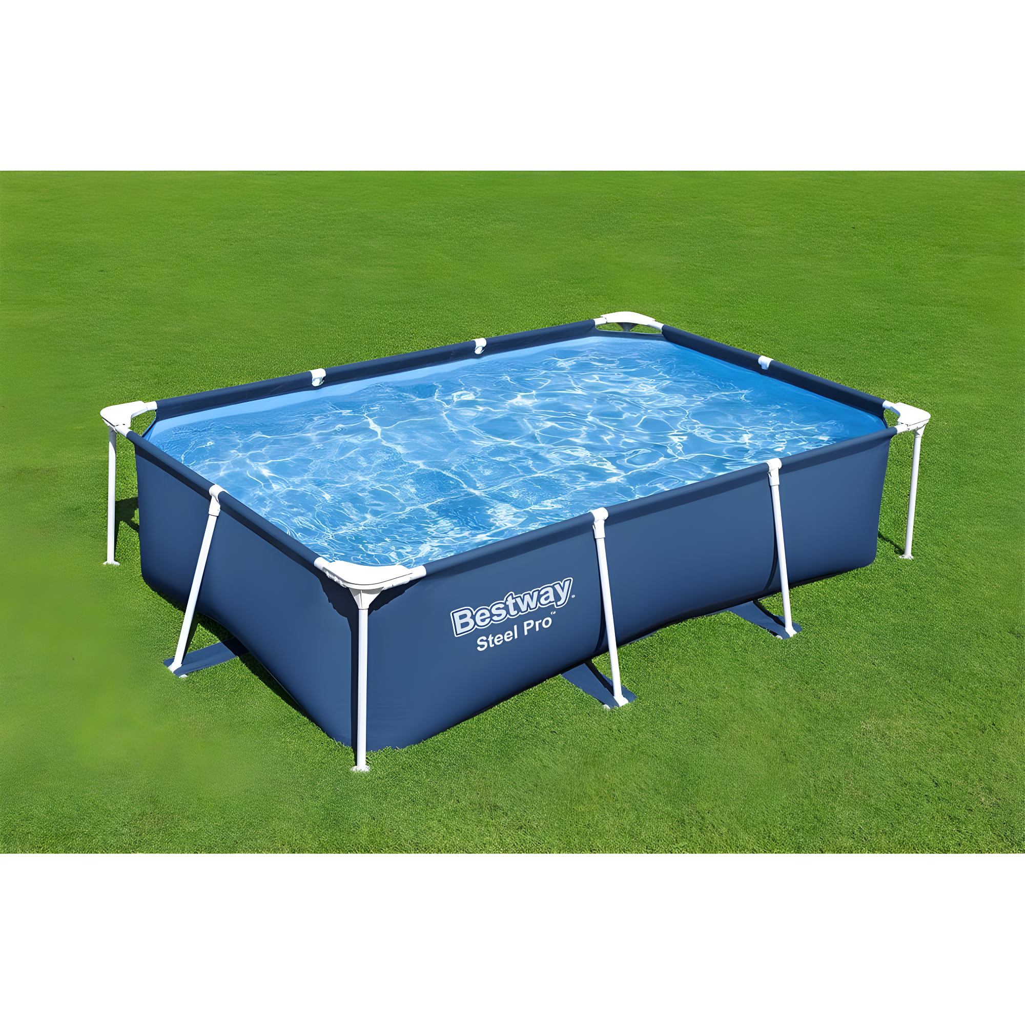 Bestway Bestway Steel Pro Rectangular Above Ground Swimming Pool Set