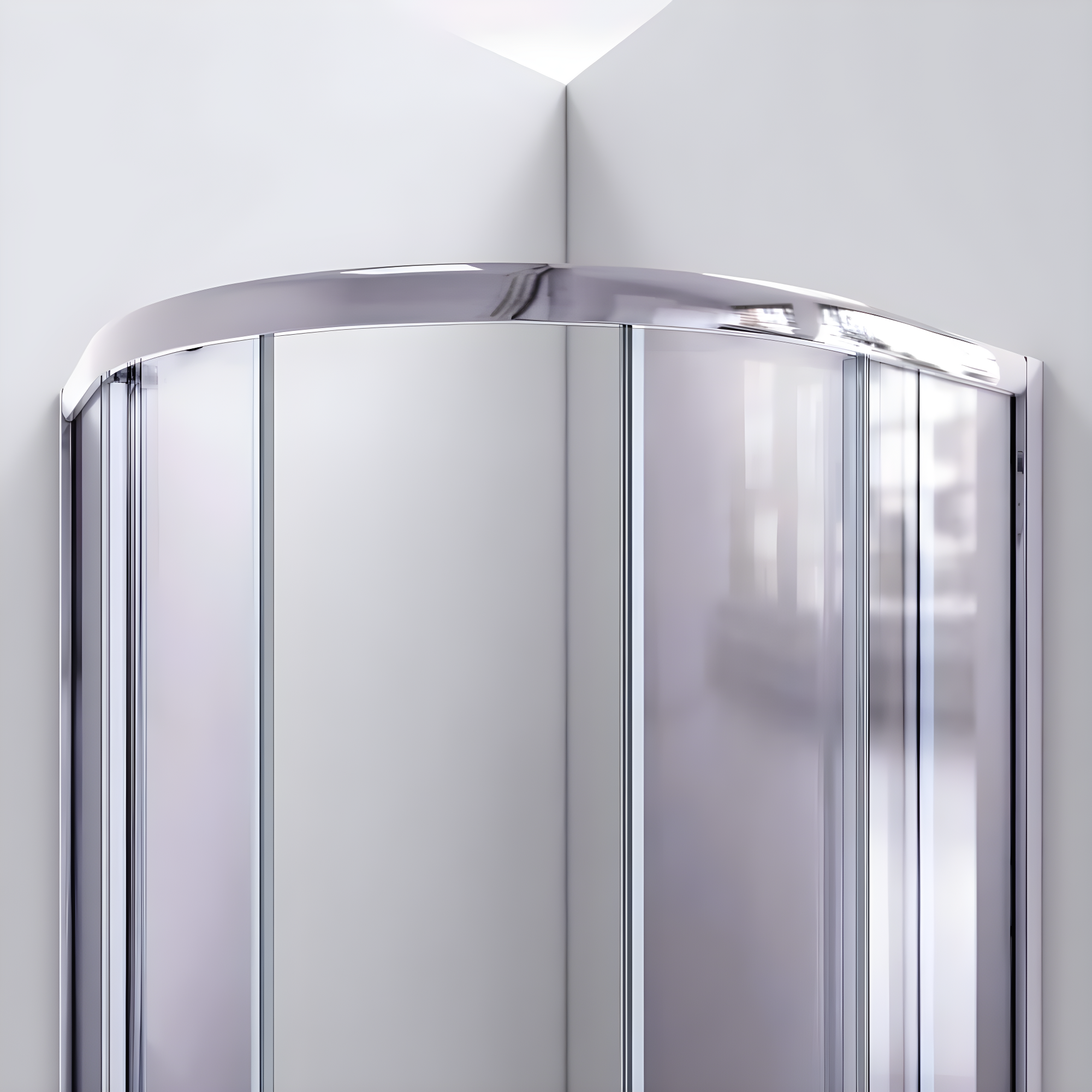 Prime 33" W x 33" D x 76.75" H Round Sliding Shower Enclosure with Base Included
