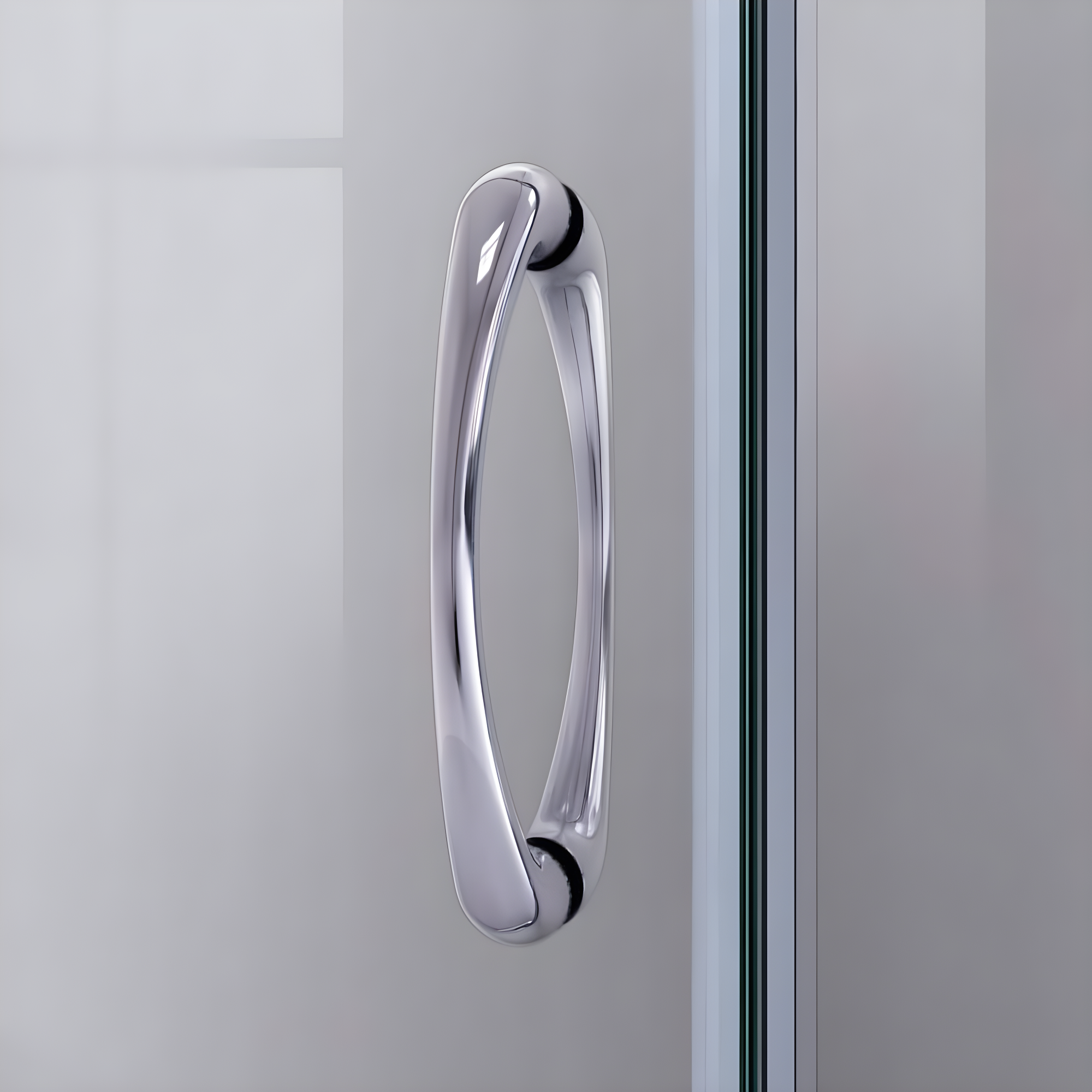 Prime 33" W x 33" D x 76.75" H Round Sliding Shower Enclosure with Base Included