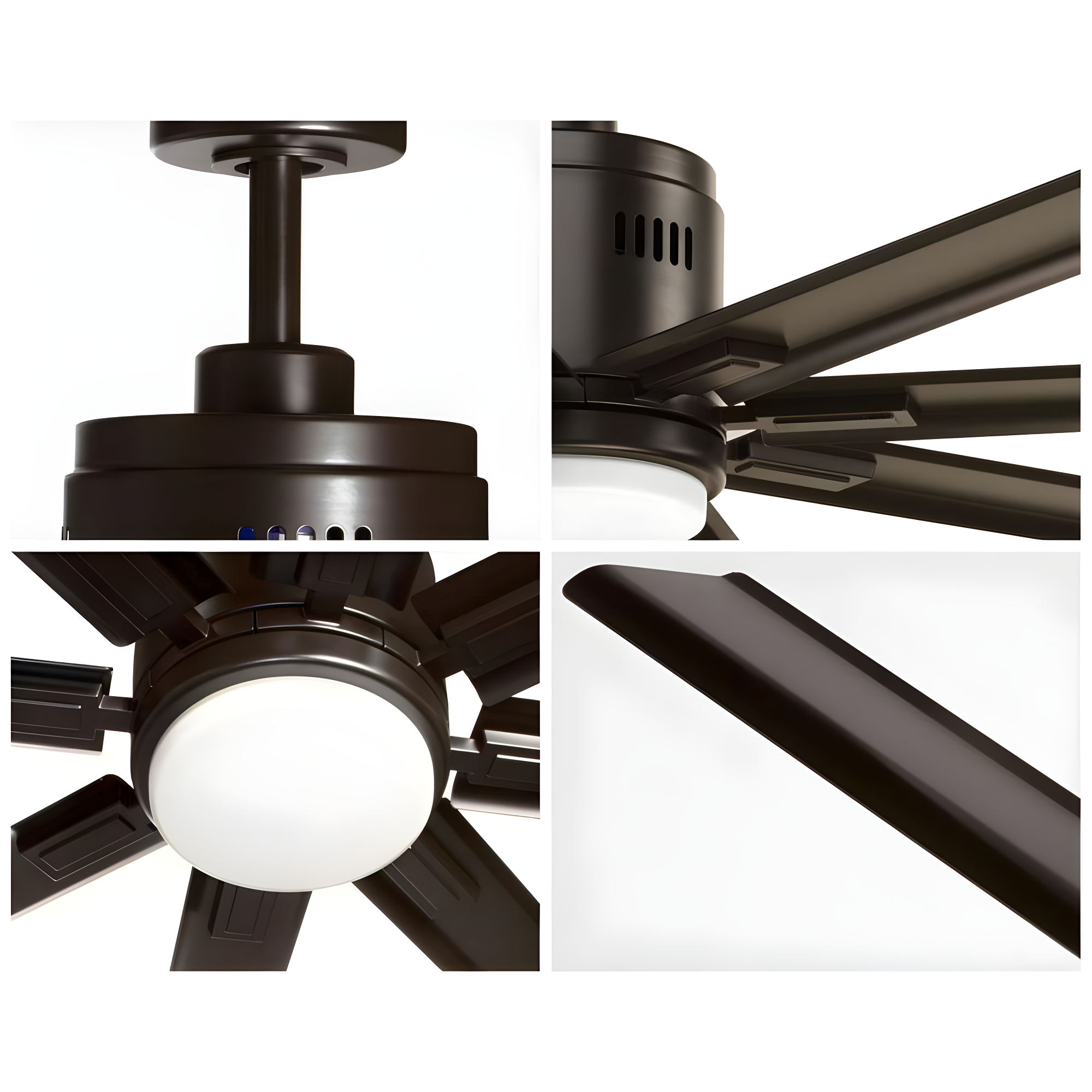 Vast Collection 72" 18W LED Eight Blade Fan