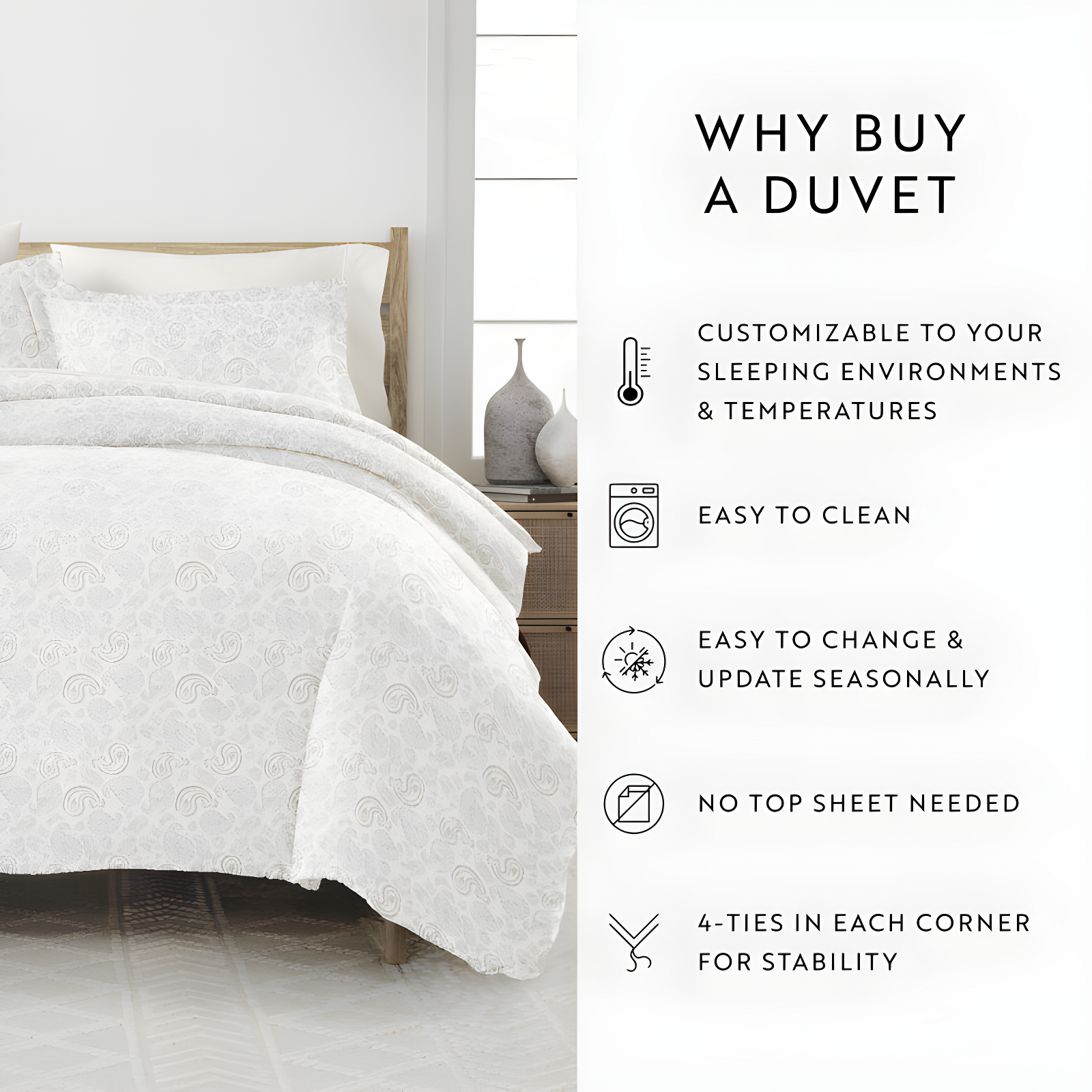 Becky Cameron™ Modern & Contemporary Paisley Duvet Cover Set