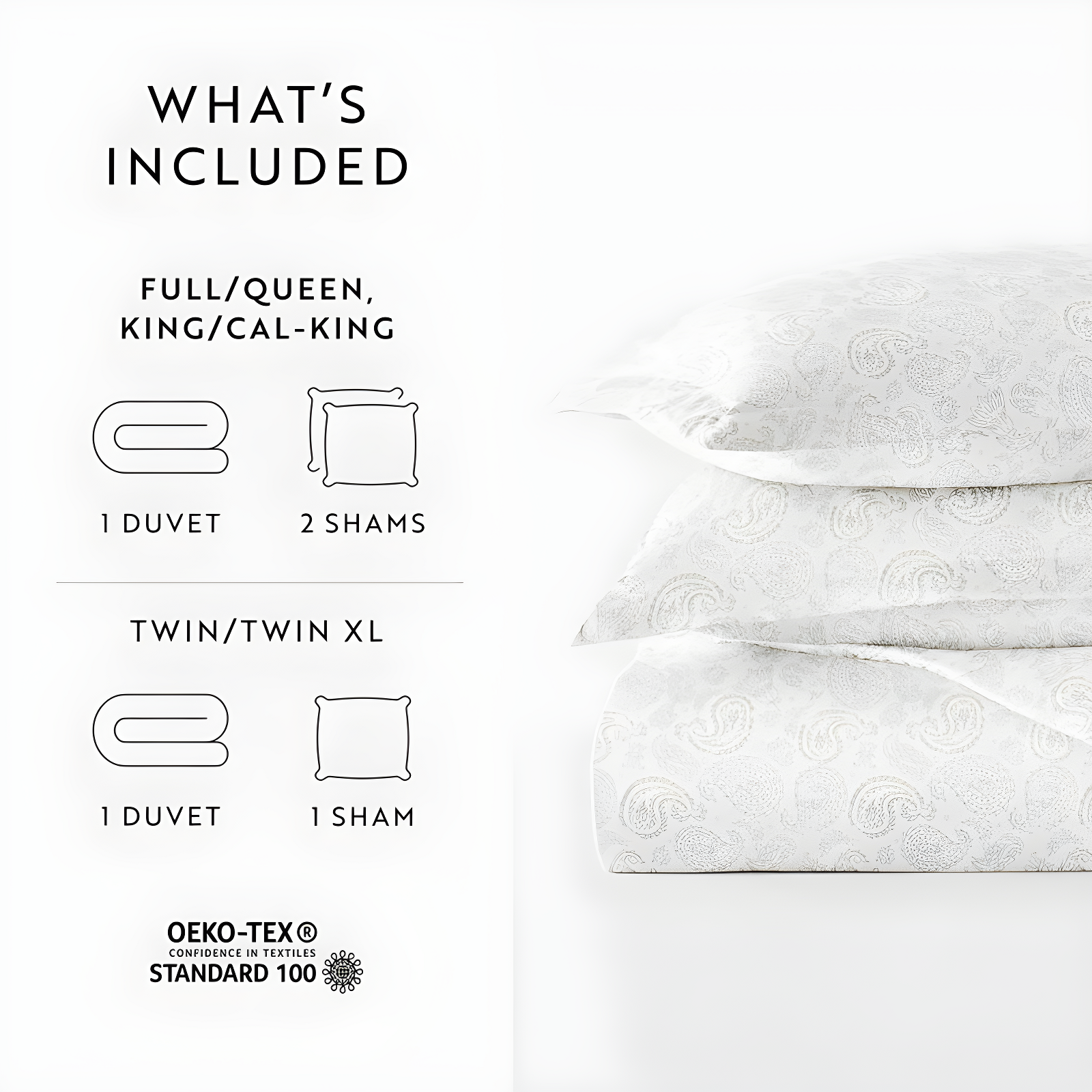 Becky Cameron™ Modern & Contemporary Paisley Duvet Cover Set