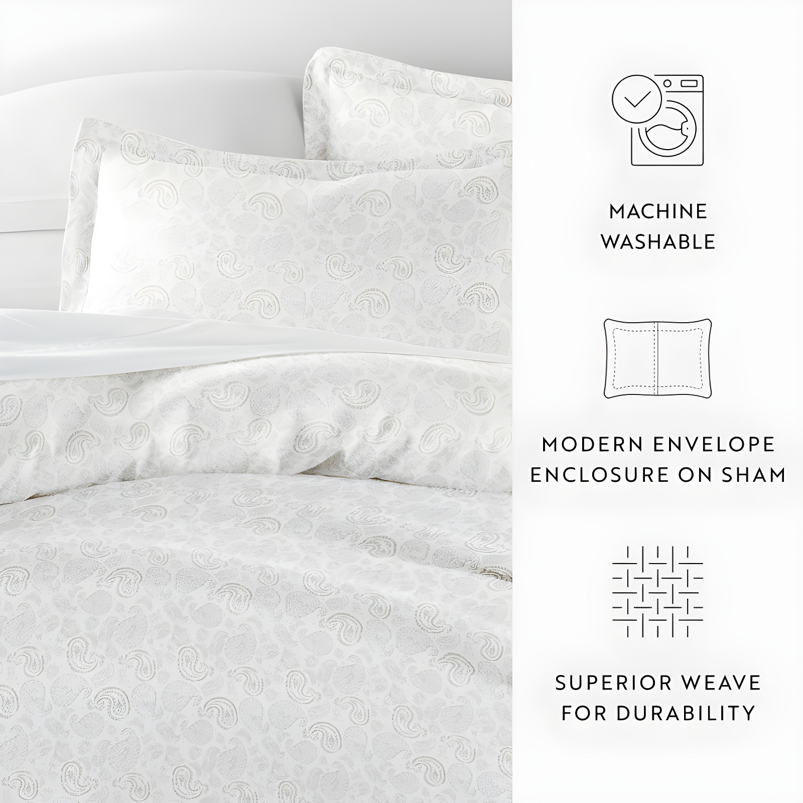 Becky Cameron™ Modern & Contemporary Paisley Duvet Cover Set