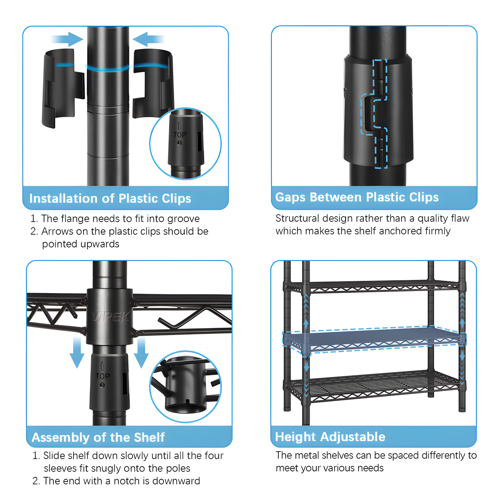 VIPEK 69.9'' Solid Clothing Rack