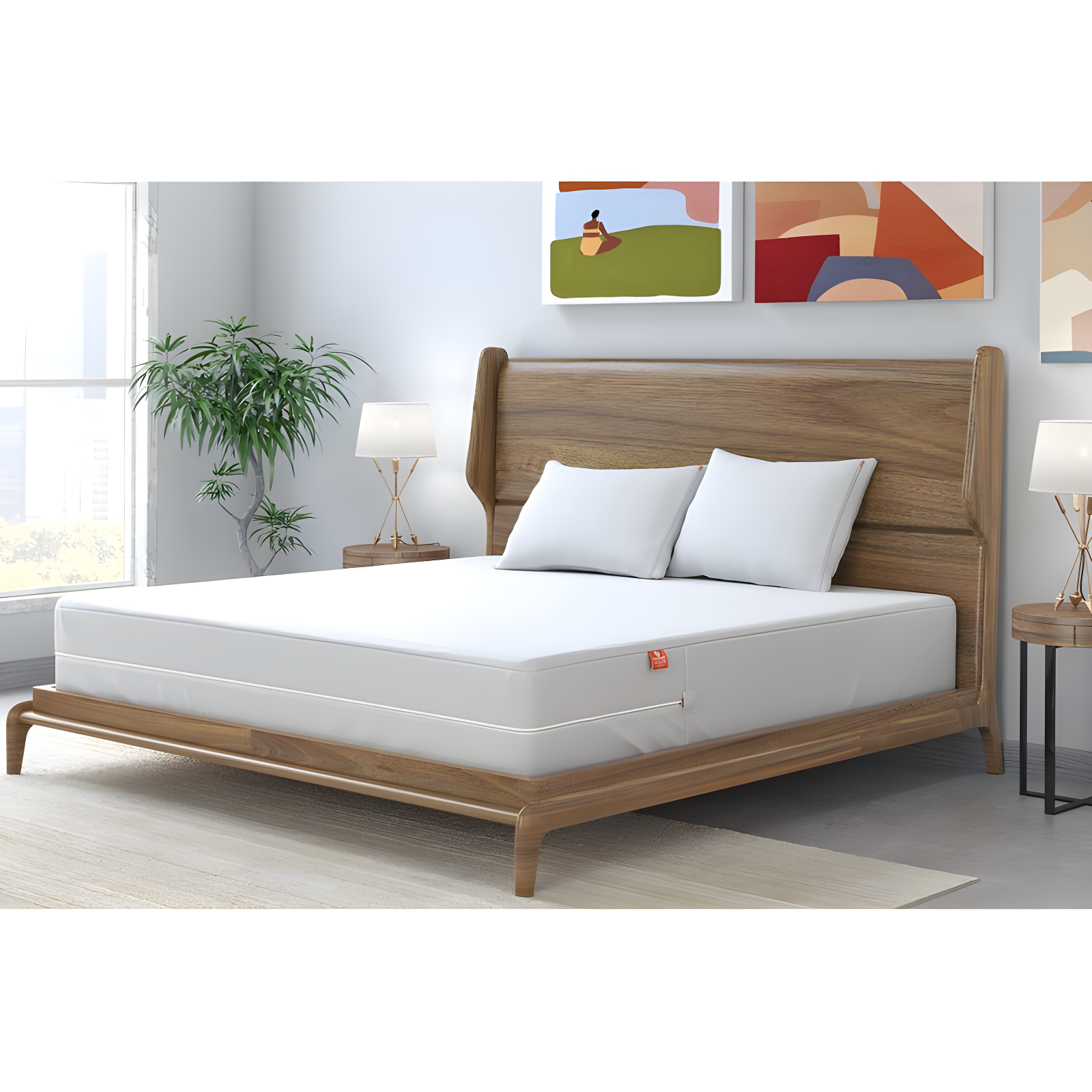 The Original Sleep Defense System Zippered Waterproof Bedbug Proof Dust Mite Proof Mattress Encasement