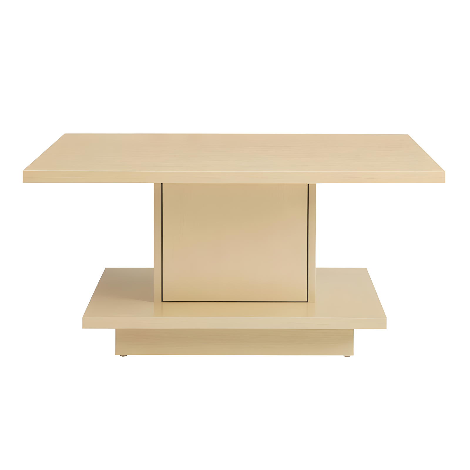 24/7 Shop At Home Traci 31" Contemporary Coffee Table: Pedestal Base, Modern Living Room