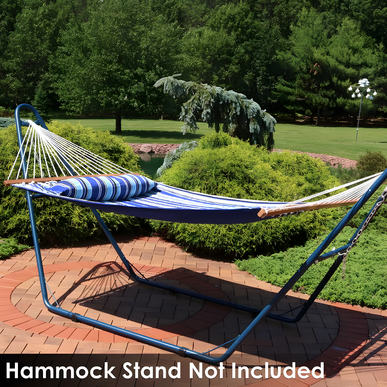 2-Person Quilted Polyester Spreader Bar Hammock