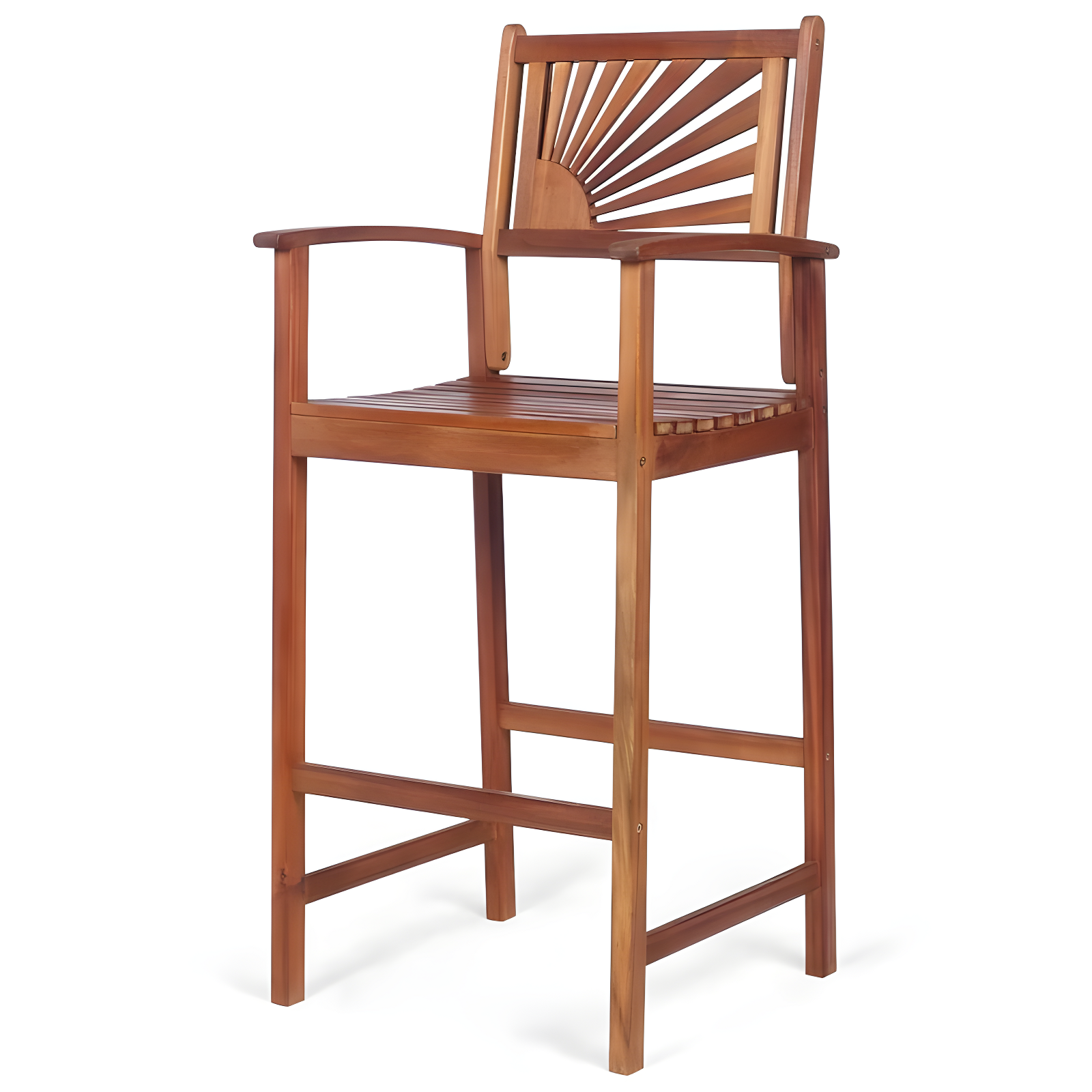 Costway Costway Acacia Outdoor 29'' Bar Stool