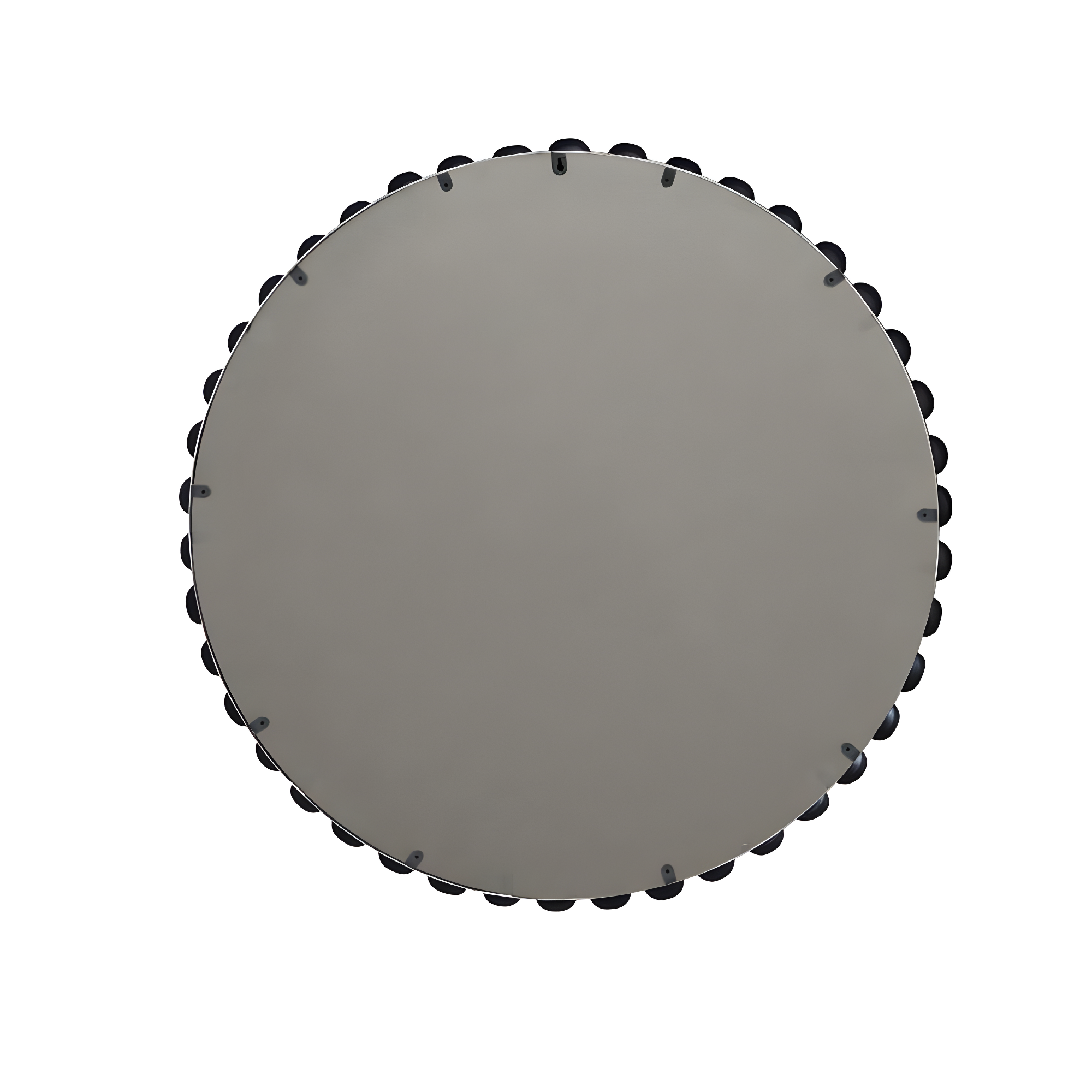 Marlowe Beaded Round Metal Wall Mirror