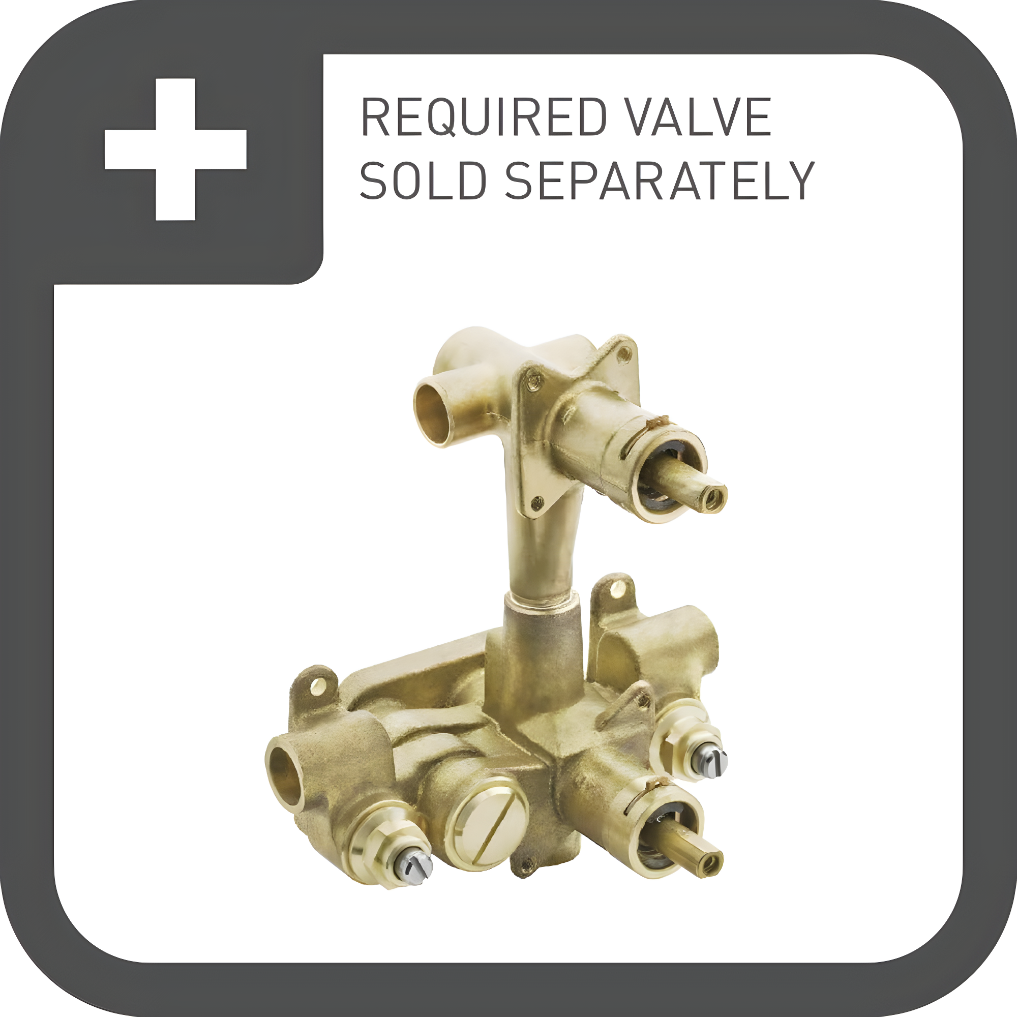 Align Three Function Thermostatic Shower Faucet Trim