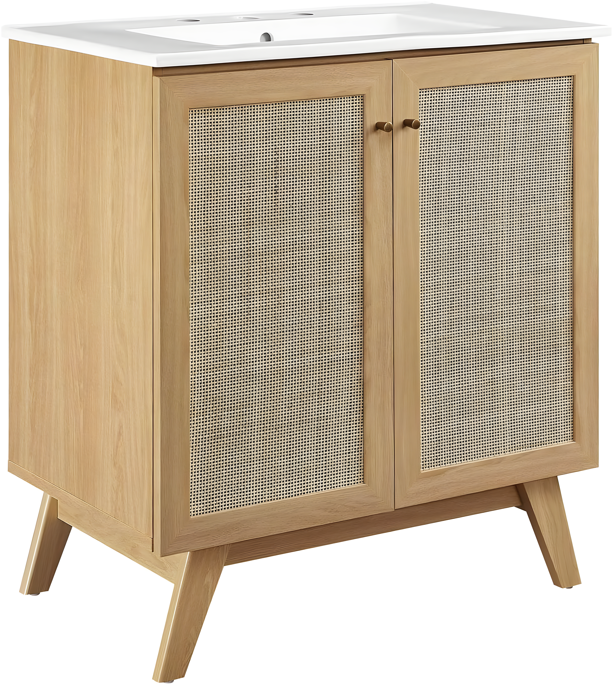 Modway Modway Soma 30'' Free Standing Single Bathroom Vanity with Manufactured Wood Top