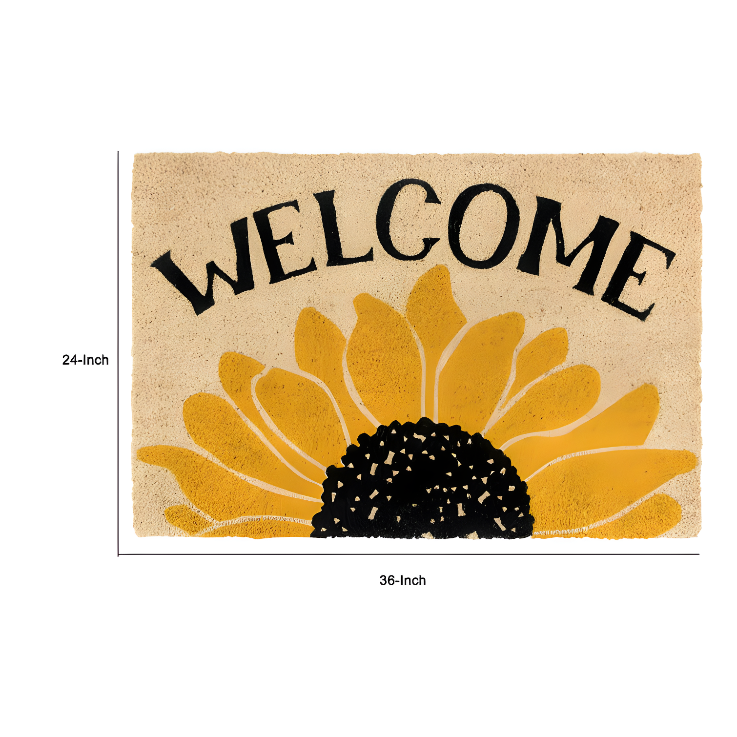 Sunflower Welcome Doormat